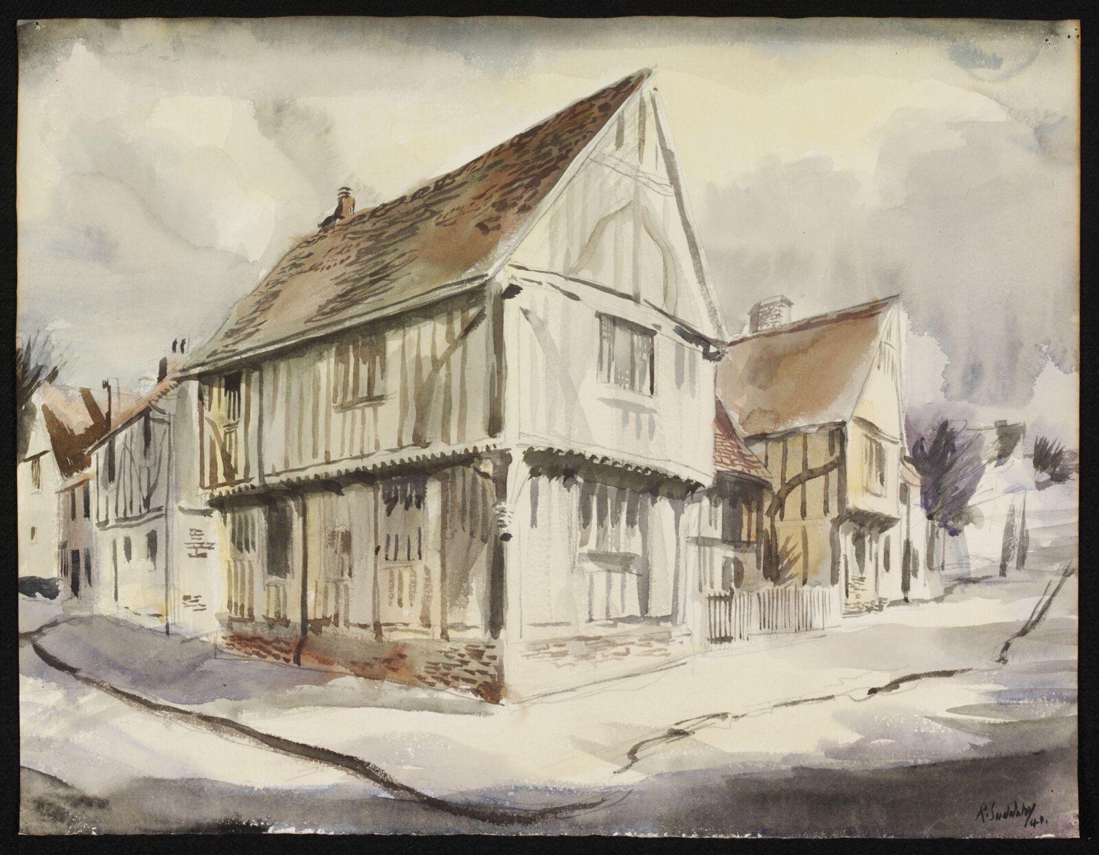 The Wool Hall, Lavenham, Suddaby, 1941