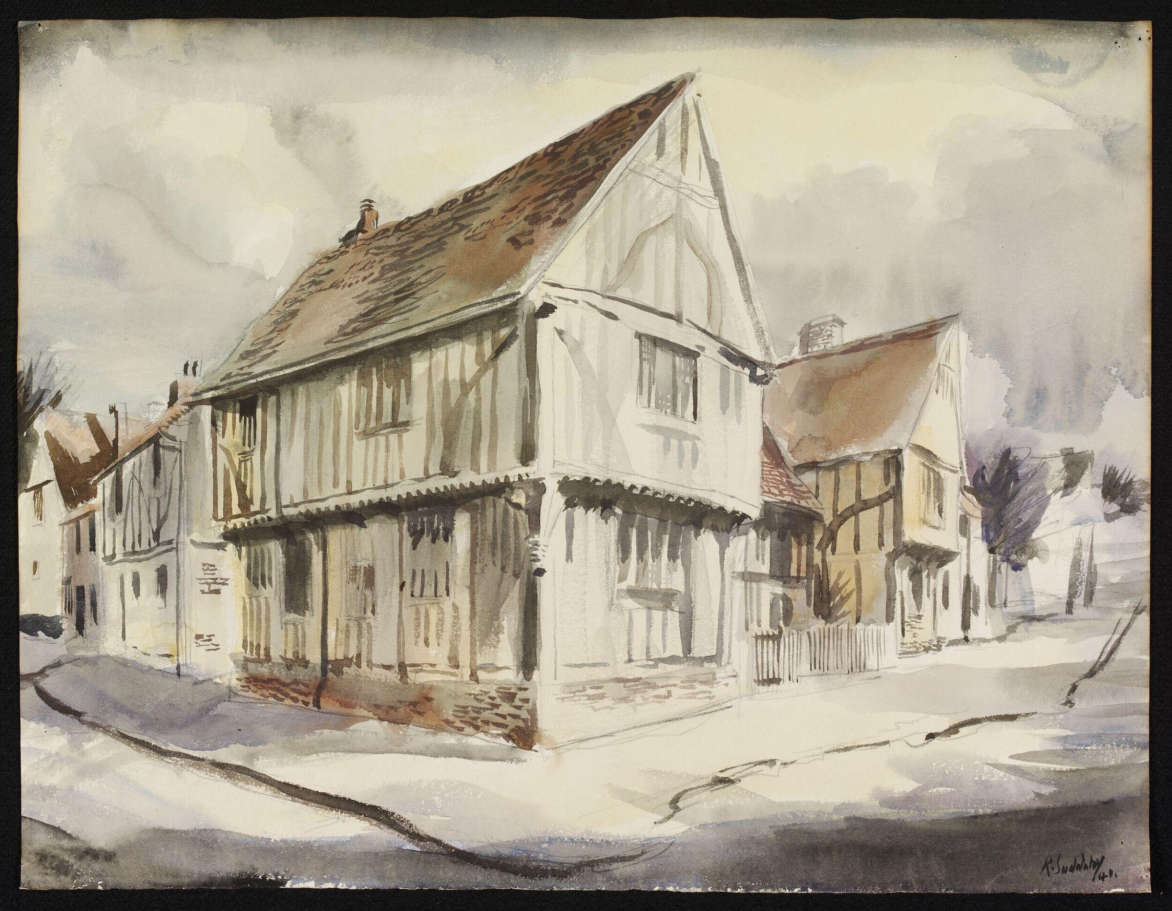 The Wool Hall, Lavenham, Suddaby, 1941