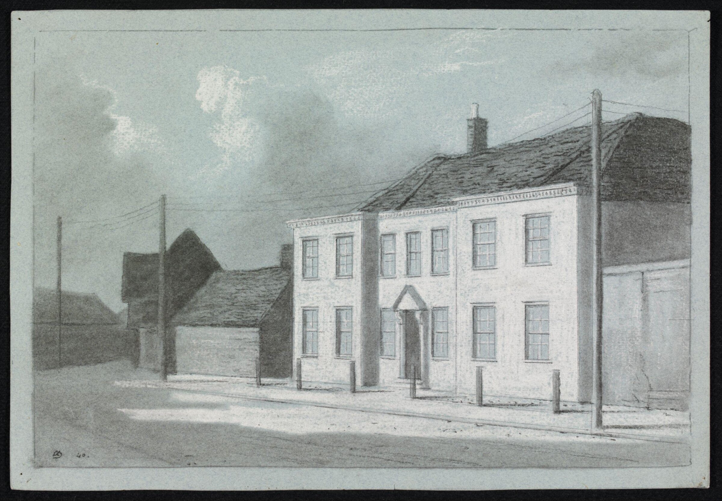 Old Houses at Hadleigh, Algernon Newton, 1940