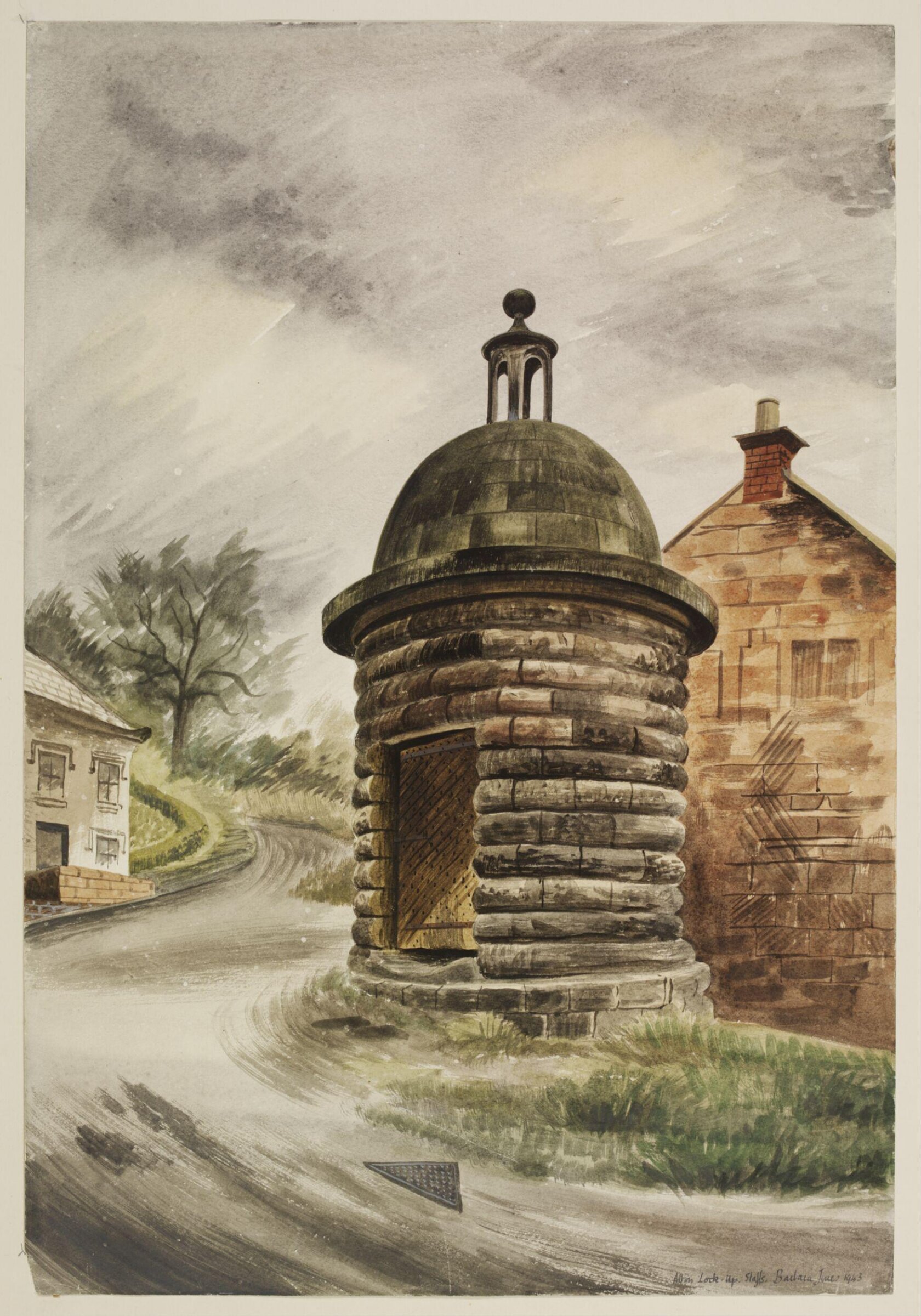The Round House, or Lock-Up, Alton, Barbara Jones, 1943