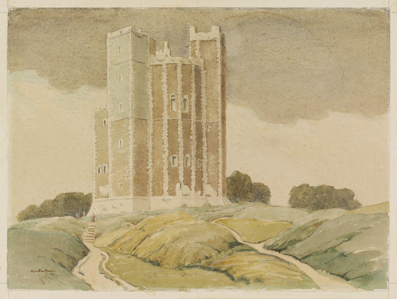 Orford Castle, Martin Hardie, ca. 1940