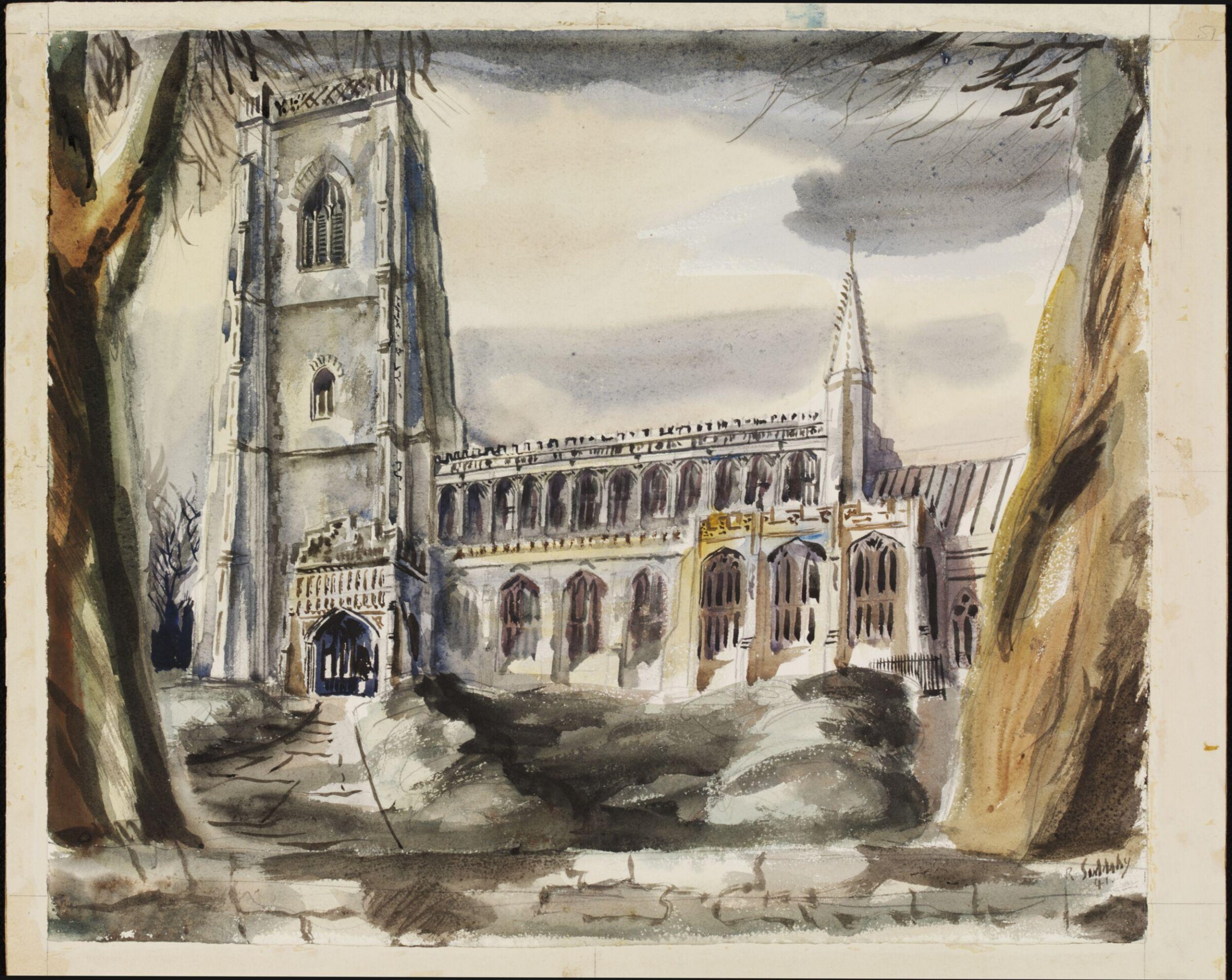 Church of SS. Peter & Paul, Lavenham, Suddaby, 1941