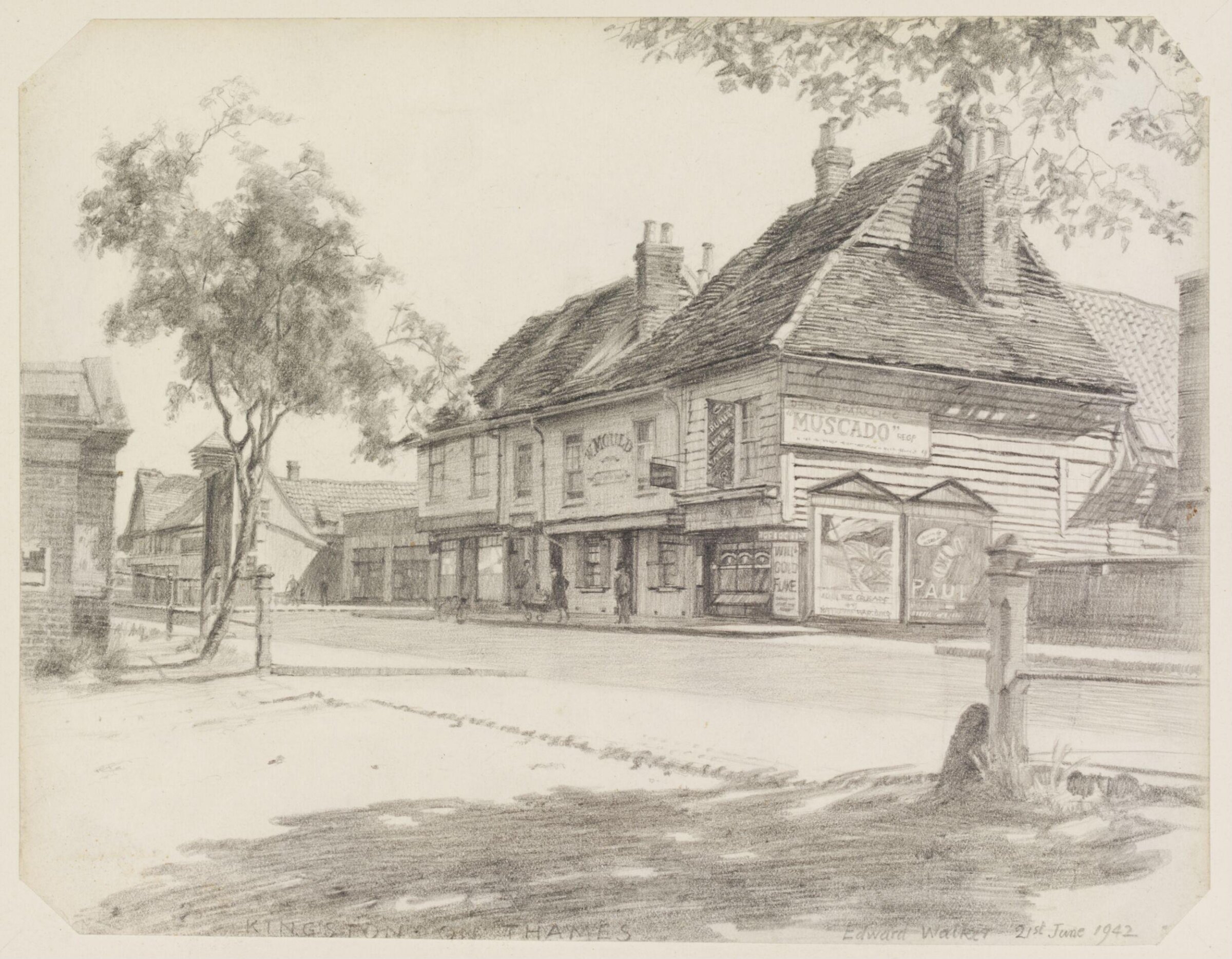 Wooden Houses, Kingston-on-Thames, Walker, 21st June 1942