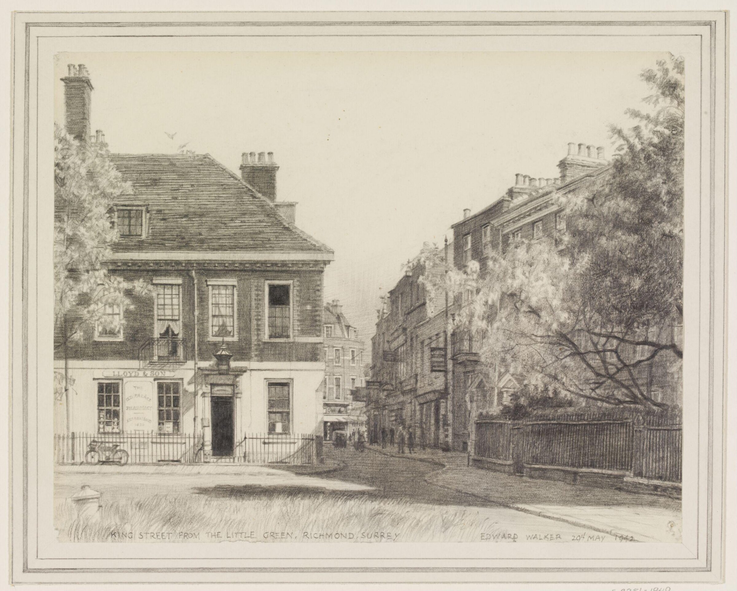 King Street from the Little Green, Richmond, Walker, 29th May 1942