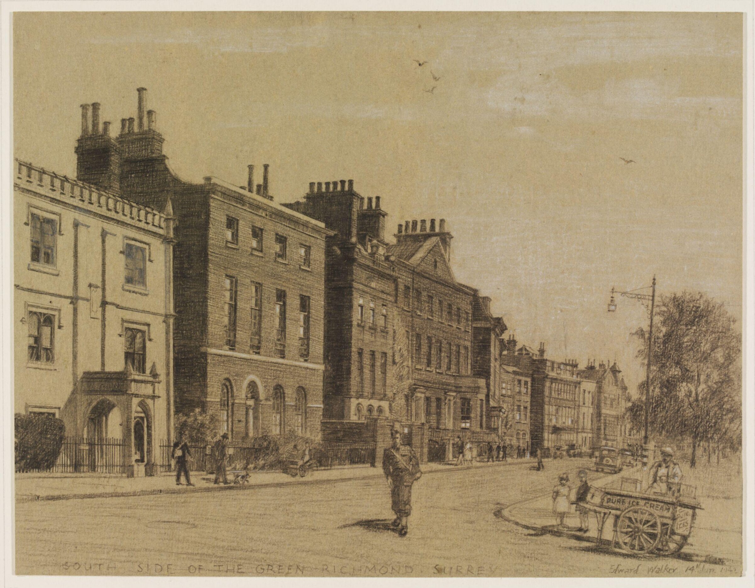 South Side of the Green, Richmond, Walker, 1942