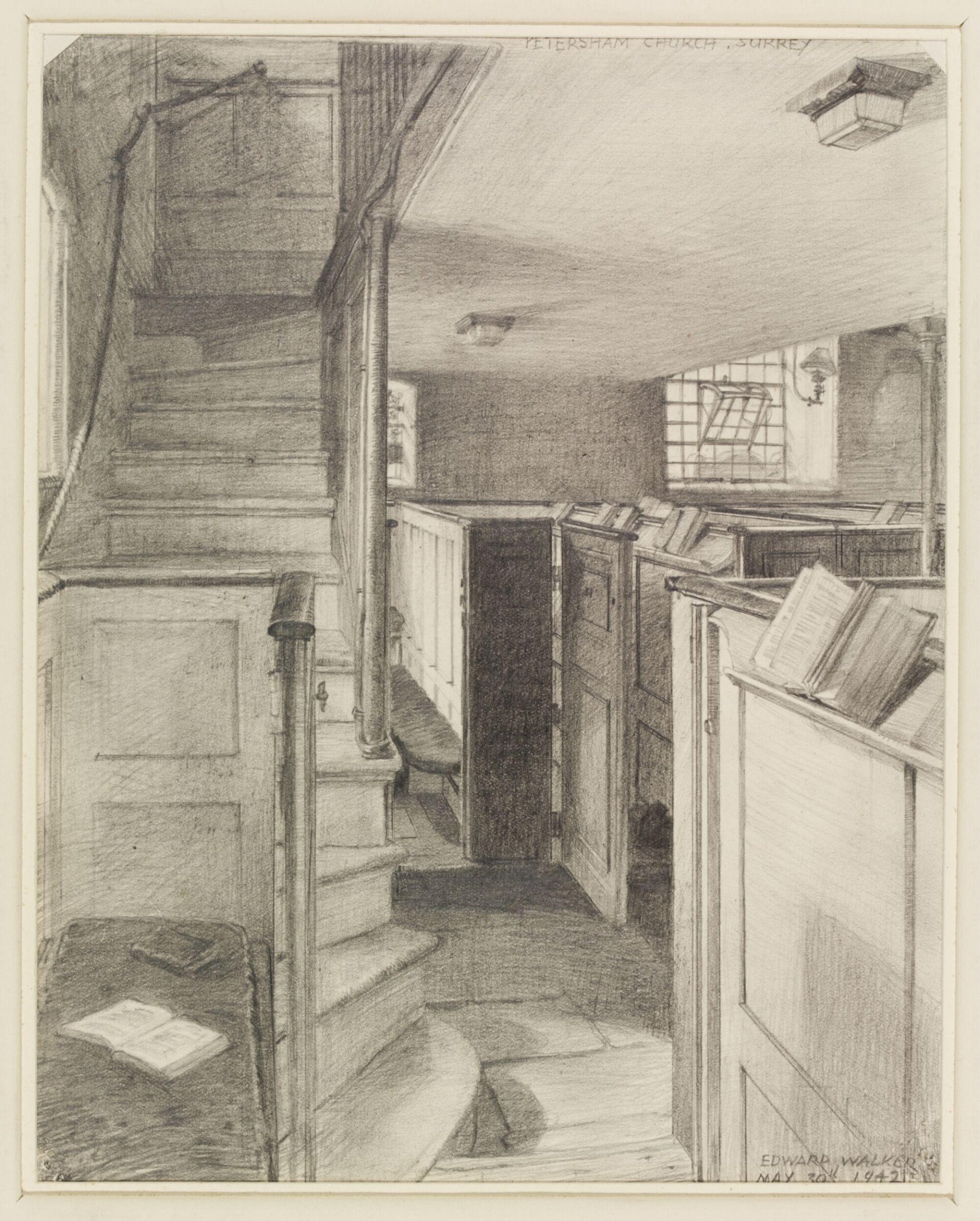 Interior of St. Peter's Church, Petersham, Walker, 30th May 1942
