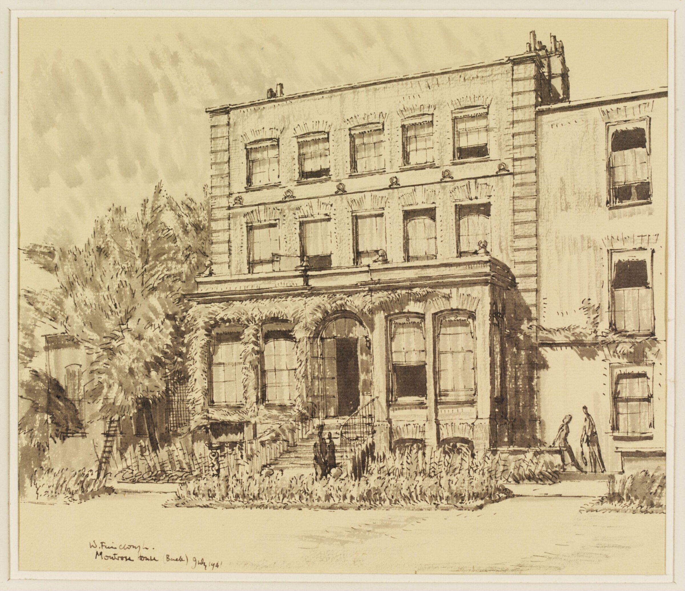 Montrose House, Petersham (Back), Fairclough, July 1941