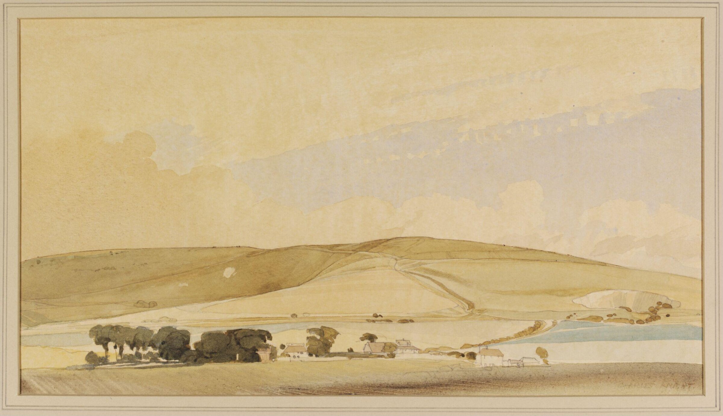 The Southdown, Underhill Road; In the Cuckmere Valley at Milton Street, Charles Knight, ca. 1940