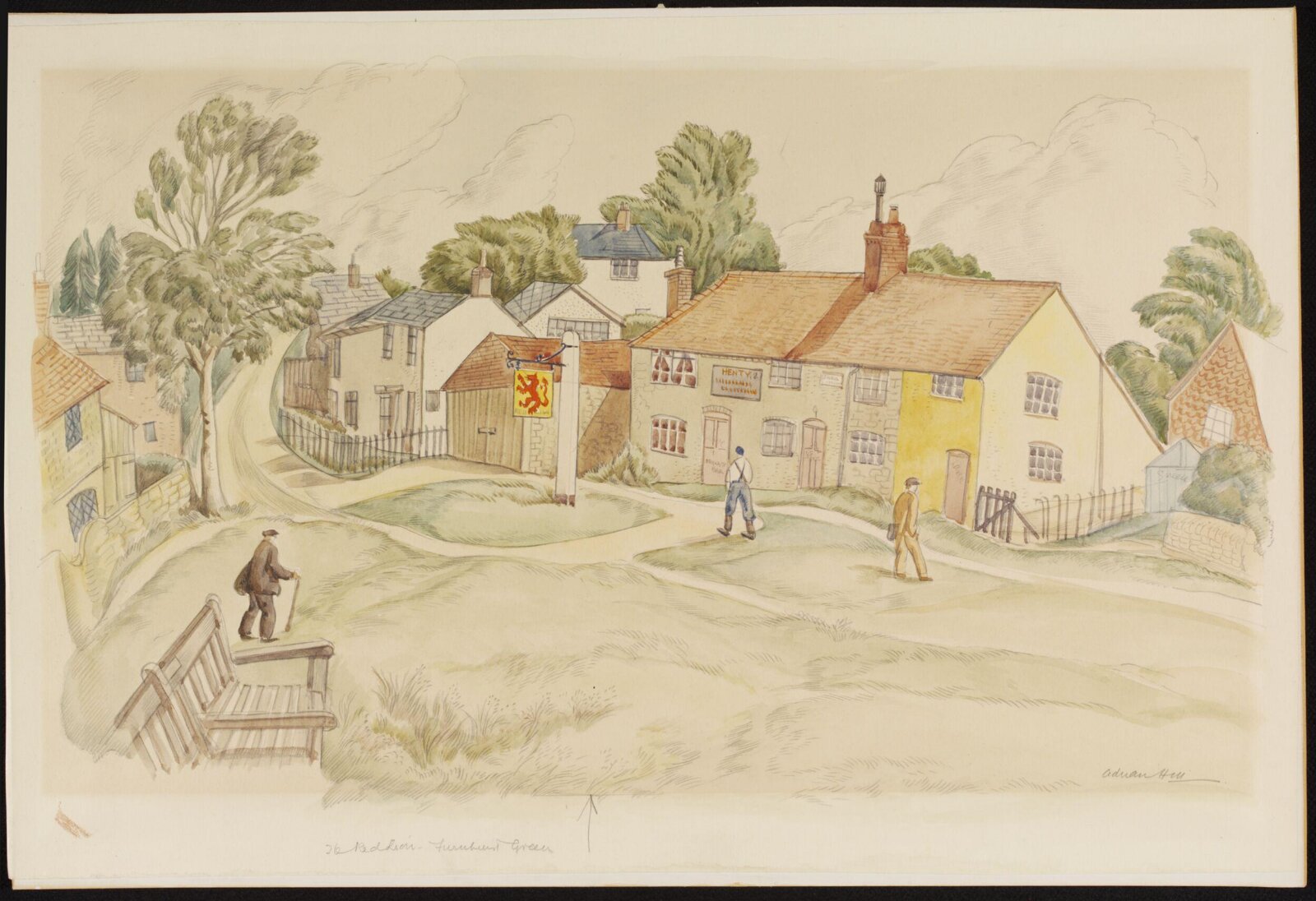 The Red Lion, Fernhurst Green, Hill, ca. 1940