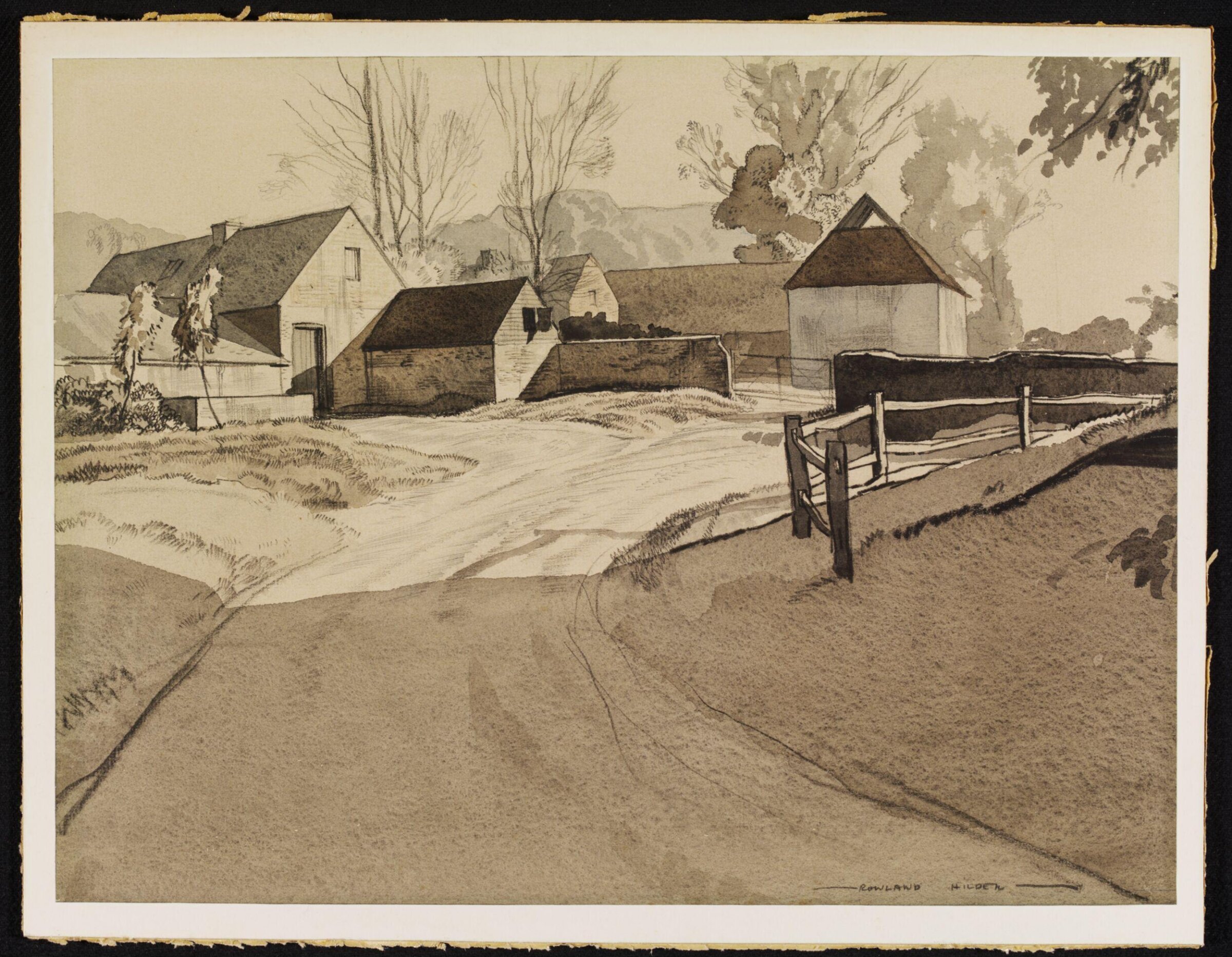 Saxon Dovecote, Lullington, near Alfriston, Cuckmere Valley, Hilder, ca. 1940