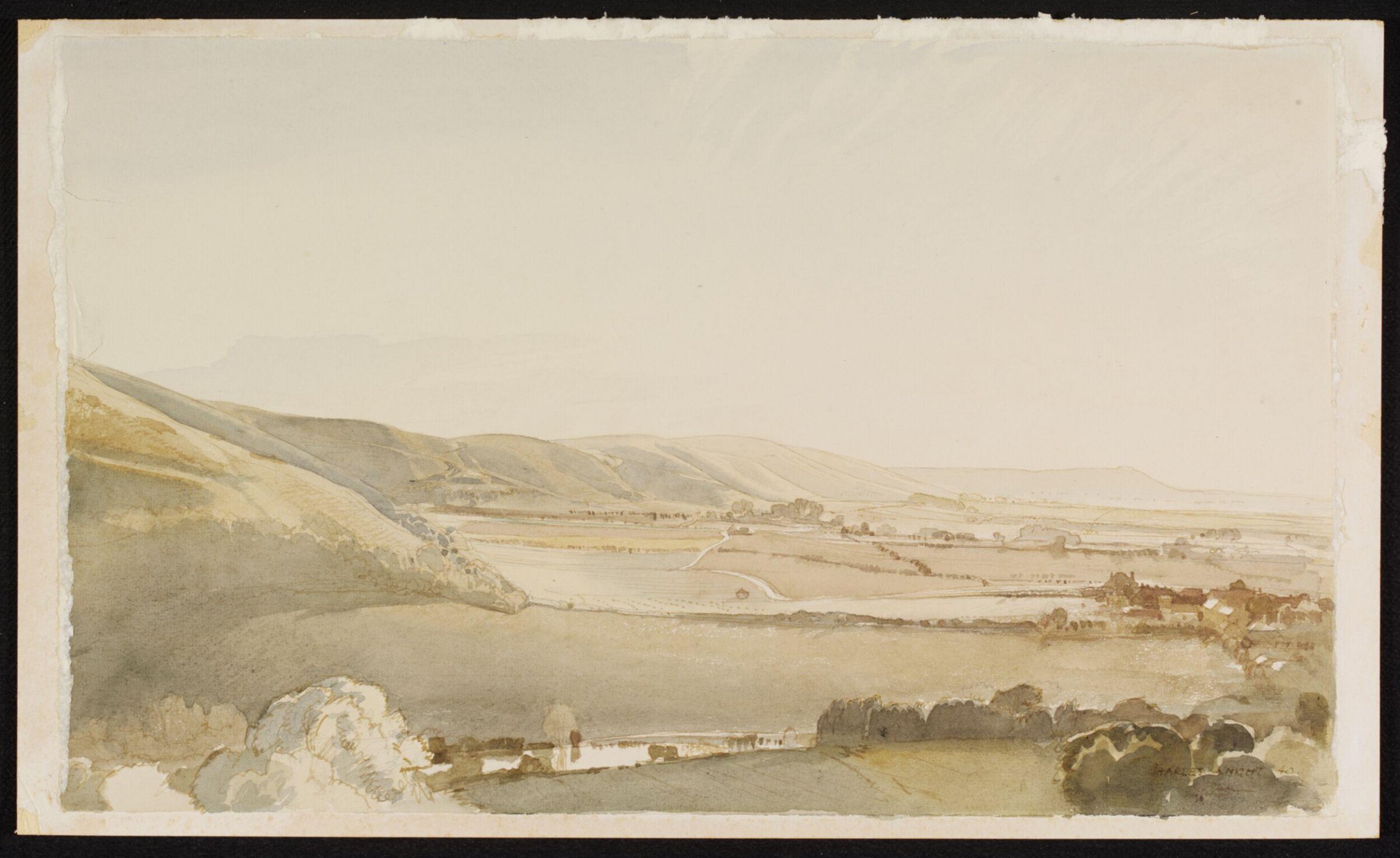 The Southdown, Underhill Road: Westwards from Poynings, Charles Knight, 1940