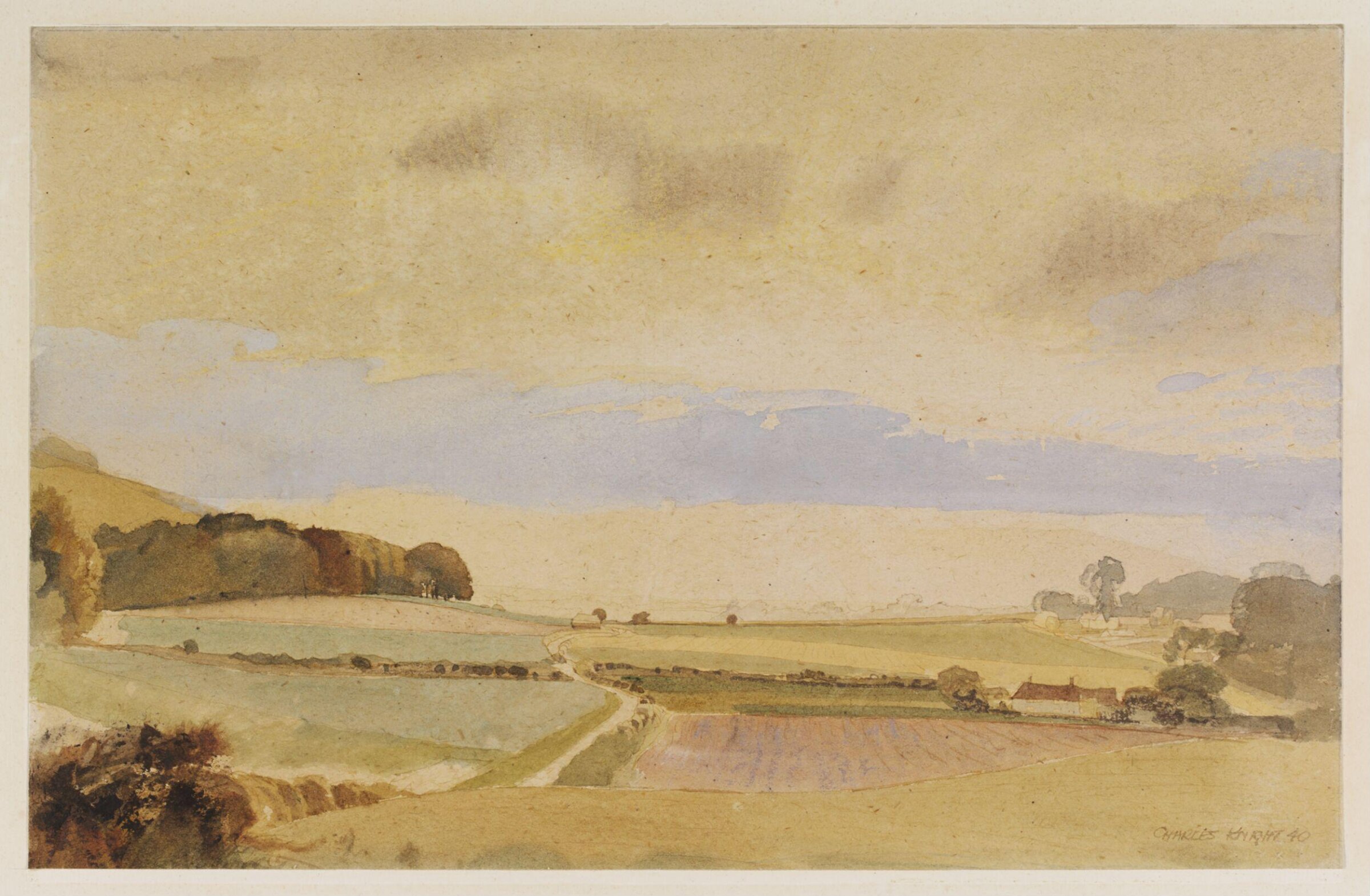 The Southdown, Underhill Road; Wolstonbury, showing Danny Farm, Charles Knight, 1940
