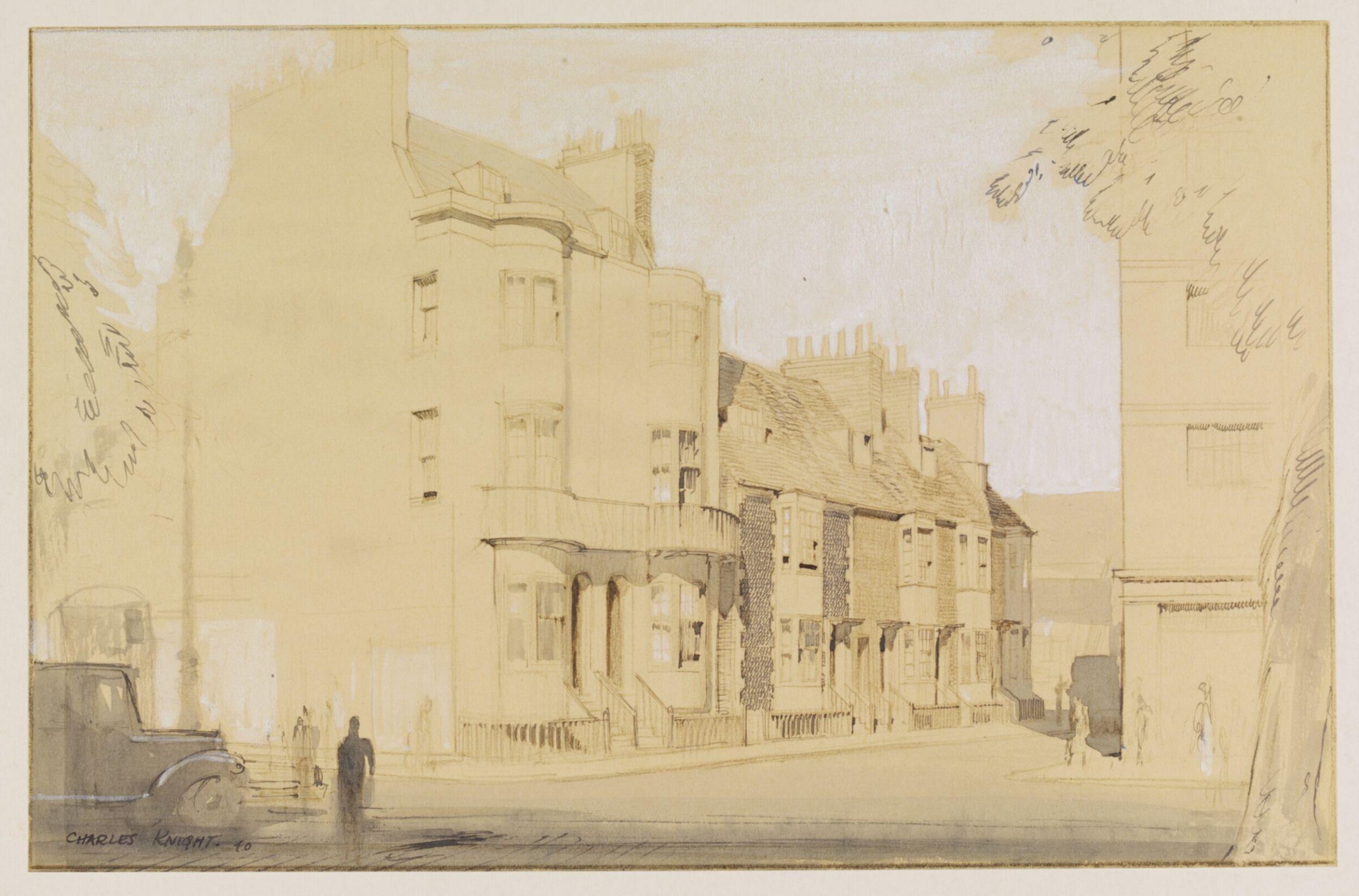 Regency Brighton; Street off North Road, Charles Knight, 1940