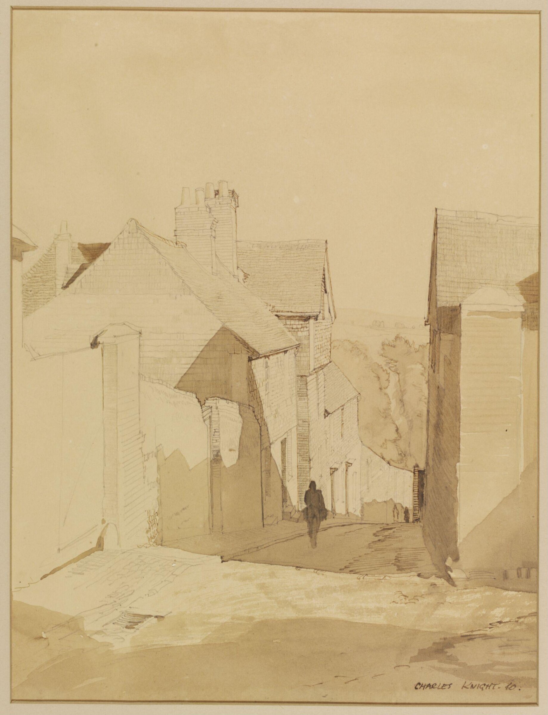 St. Martins Lane, Lewes, Charles Knight, 1940