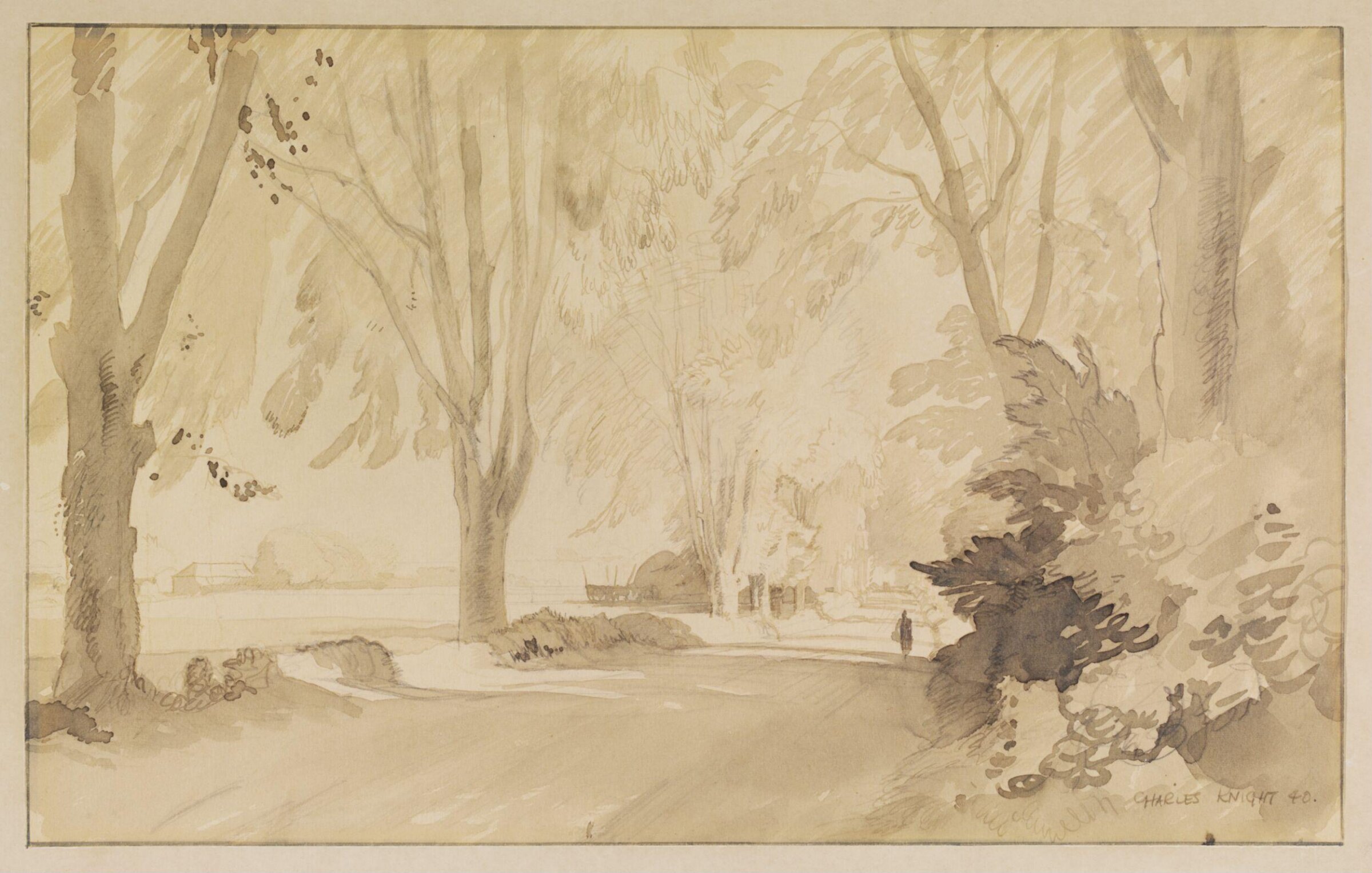 The Southdown, Underhill Road; Plumpton to Lewes, near Offham, Charles Knight, 1940