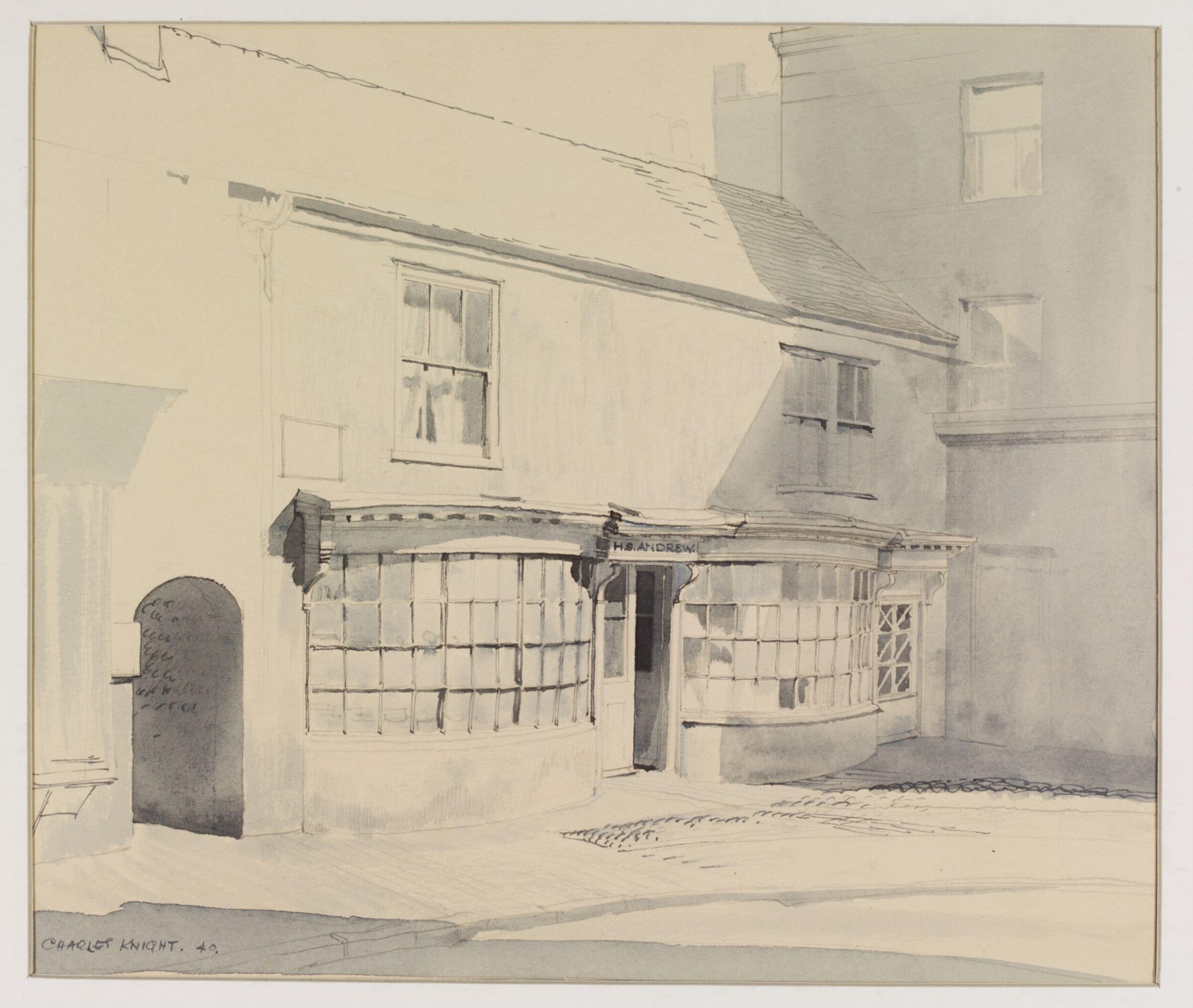 Regency Shop in Little East Street, Brighton, Charles Knight, 1940