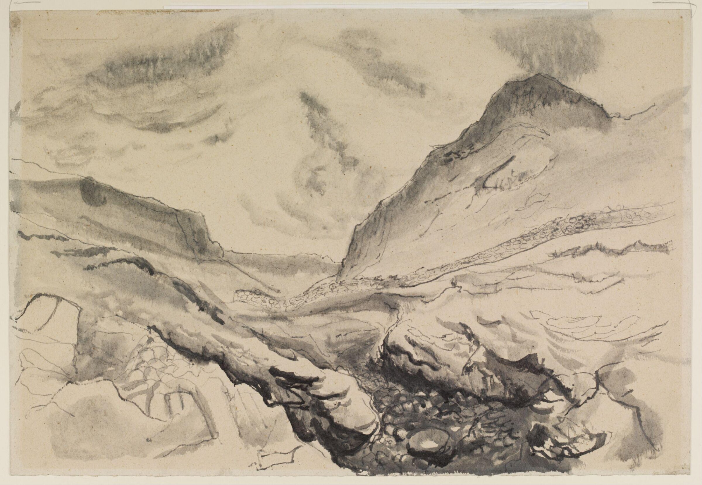 Mewslade Bay, Gower, Glamorganshire, Mona Moore, ca. 1940