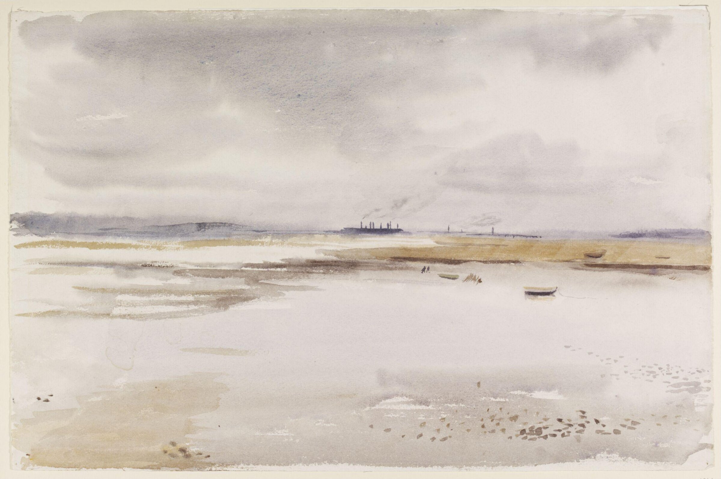 Penclawdd, Gower, Glamorganshire (Recording Britain, Welsh Counties), Mona Moore, ca. 1940-1945