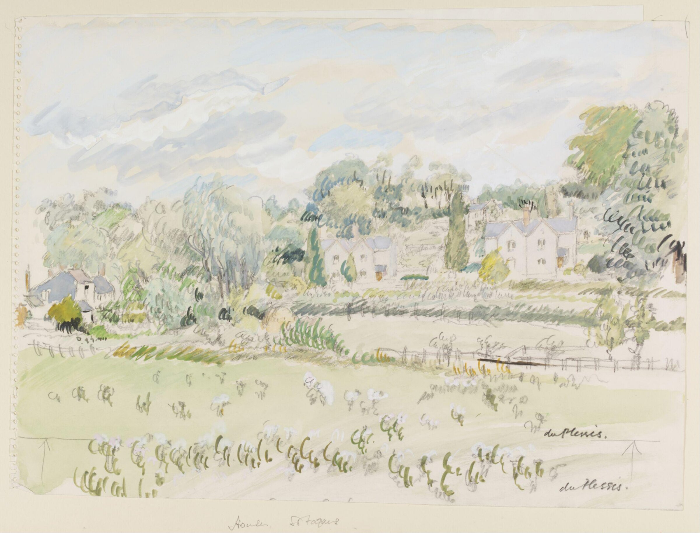 Houses, St.Fagans Glamorganshire, H. E. Du Plessis, ca. 1940