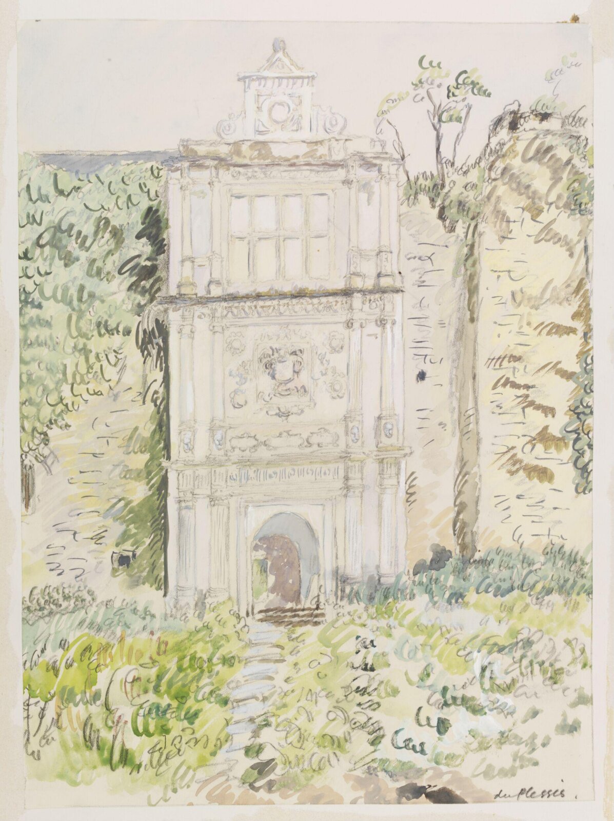 Gateway, Beaupre, Glamorganshire, H. E. Du Plessis, ок. 1940