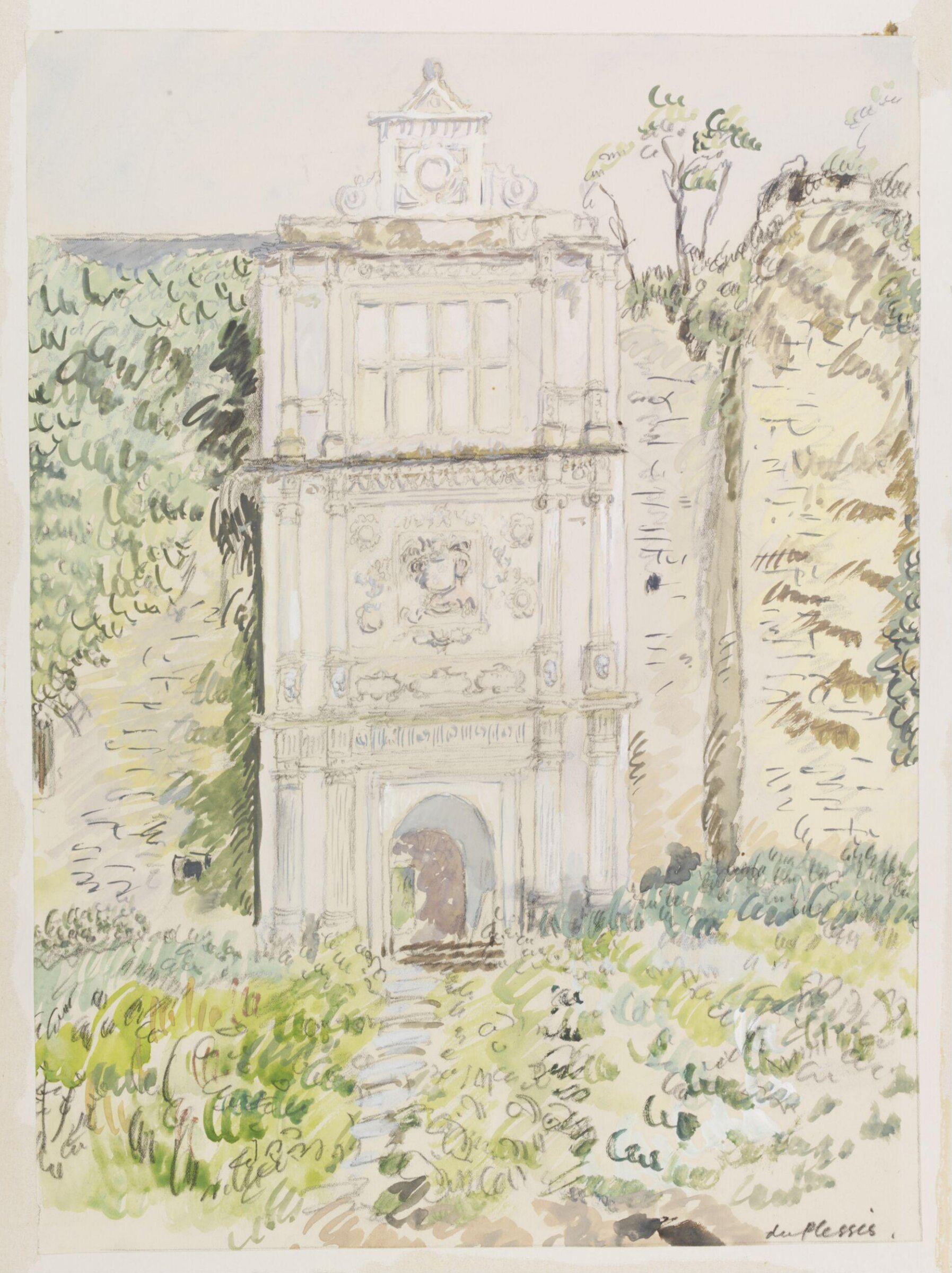 Gateway, Beaupre, Glamorganshire, H. E. Du Plessis, ca. 1940