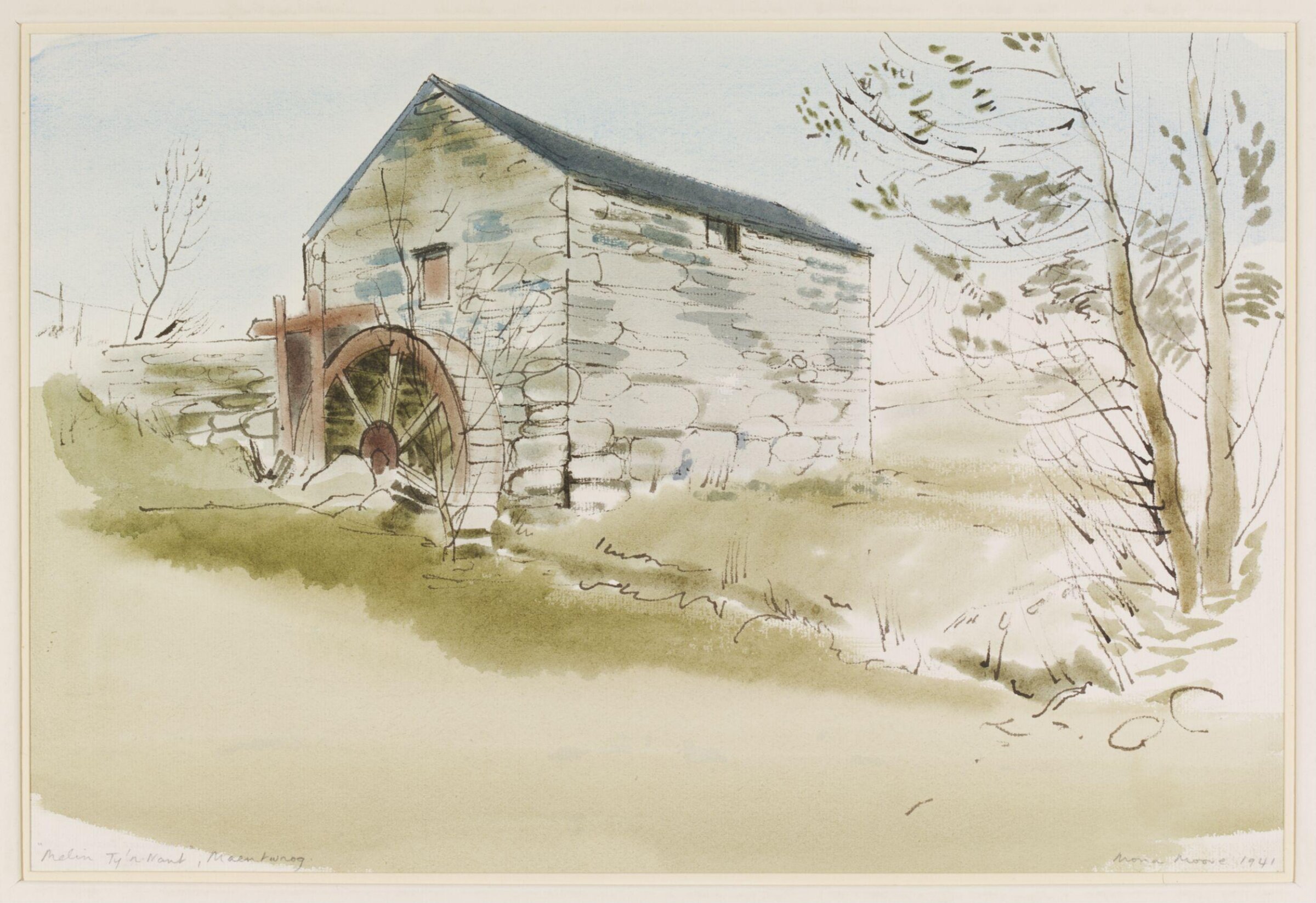 Melin Ty’n-Nant, Maentwrog, Merionethshire, Mona Moore, 1941