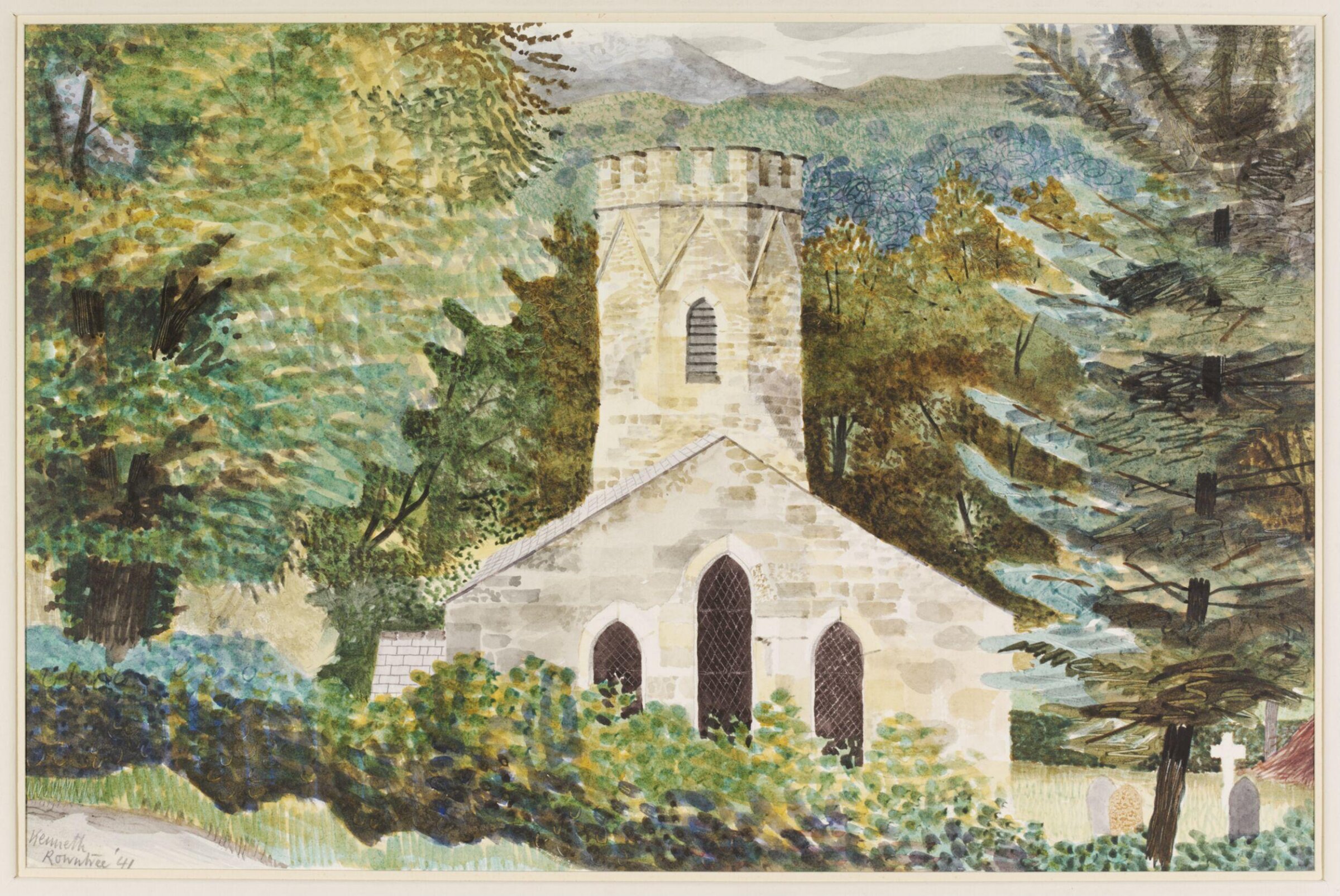 New Church, Llangelynnin, Conway Valley, Caernarvonshire, Rowntree, 1941