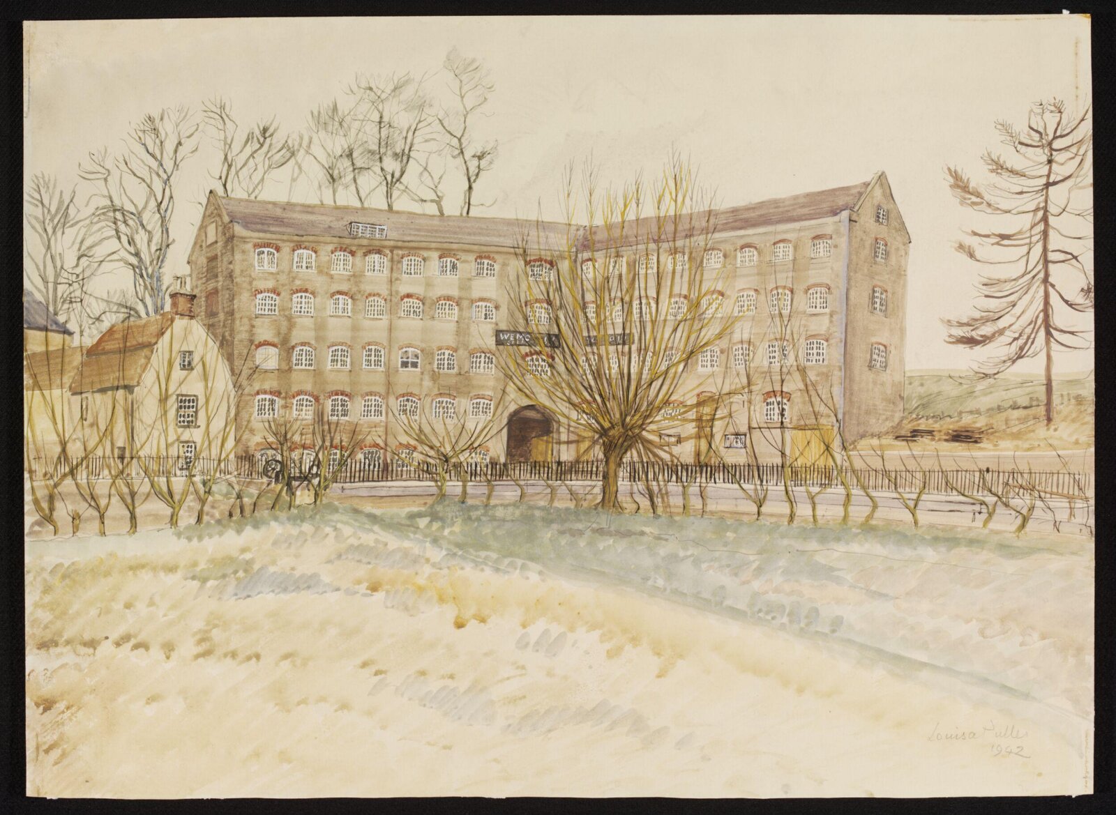 Silk Mills built in 1790, Malmesbury, Puller, 1942