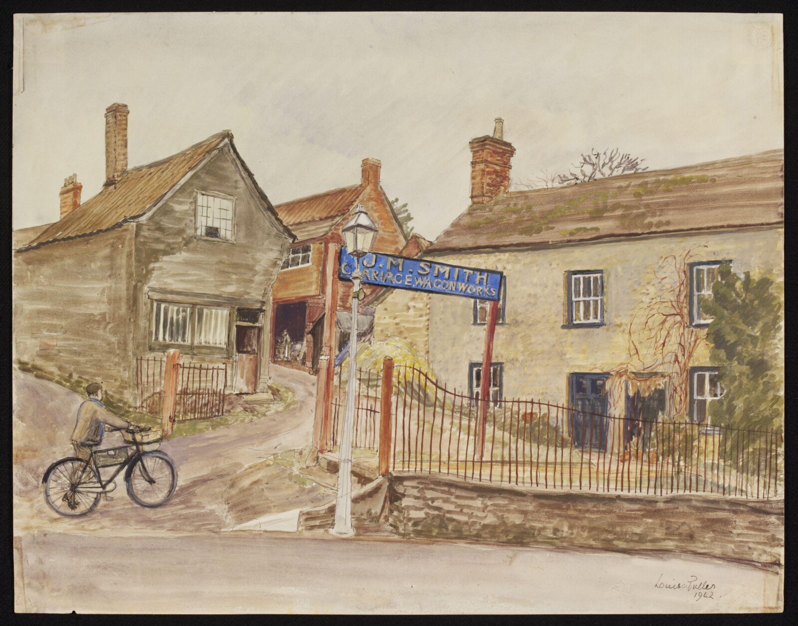 Wheelwright's Yard, Gloucester Street, Malmesbury, Puller, 1942