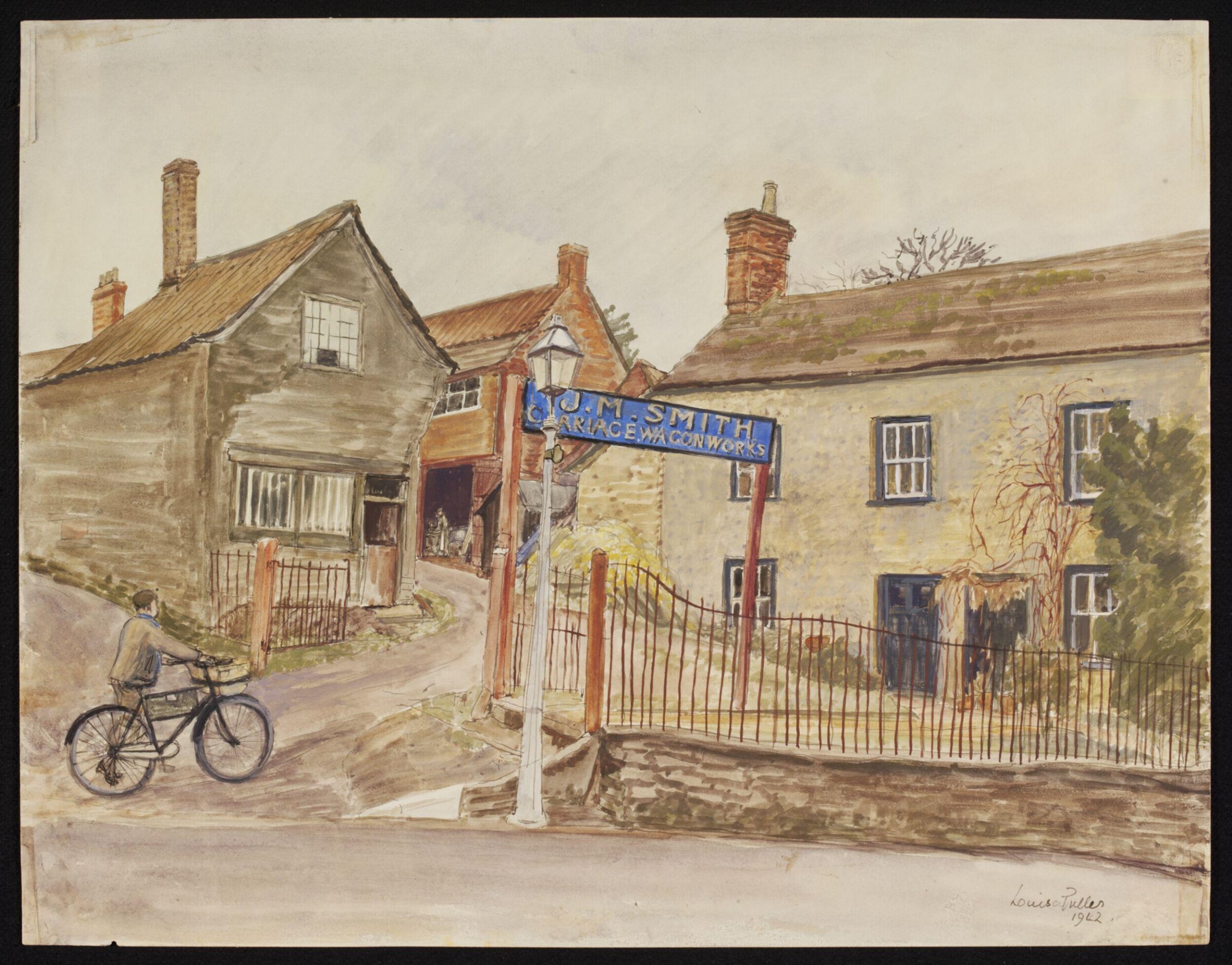 Wheelwright's Yard, Gloucester Street, Malmesbury, Puller, 1942