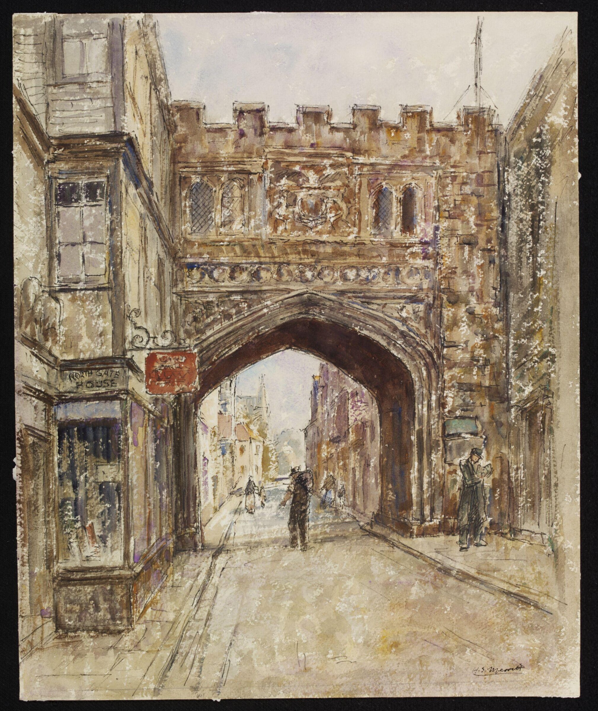 North Gate, Salisbury, Merritt, ca. 1942
