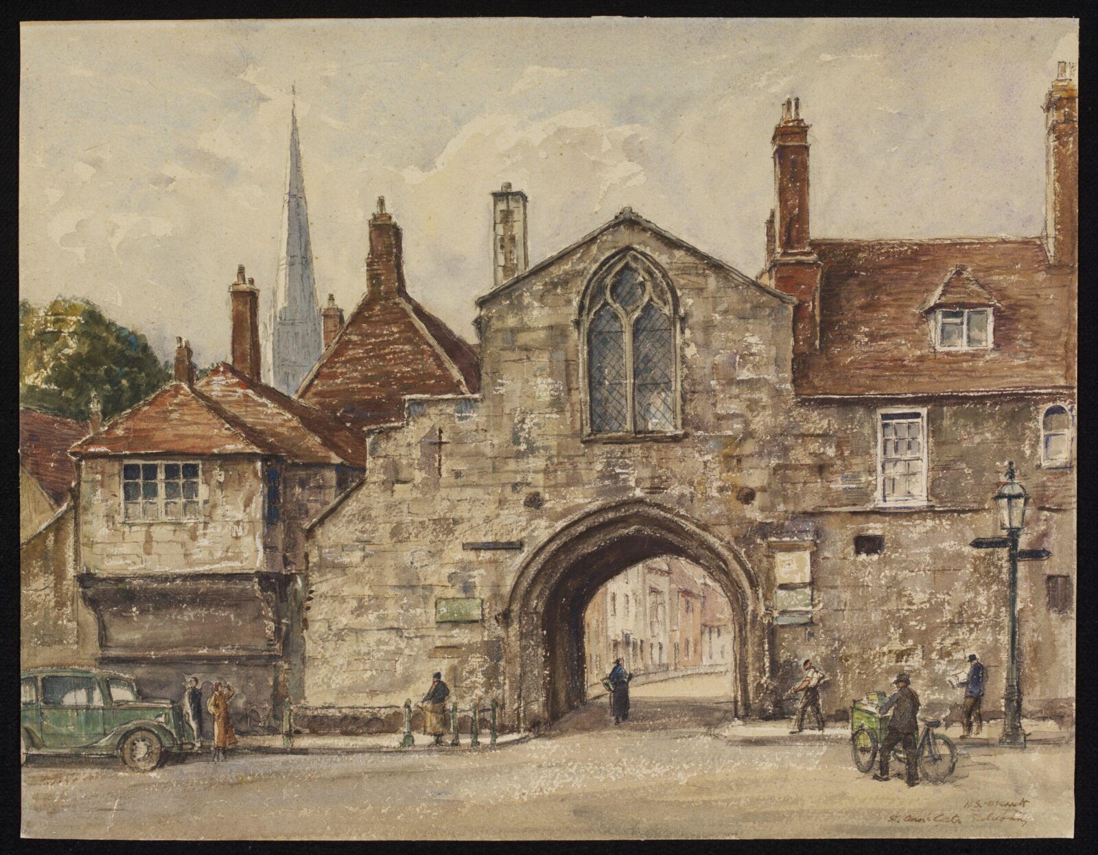 St. Ann's Gate, Salisbury, Merritt, ca. 1942