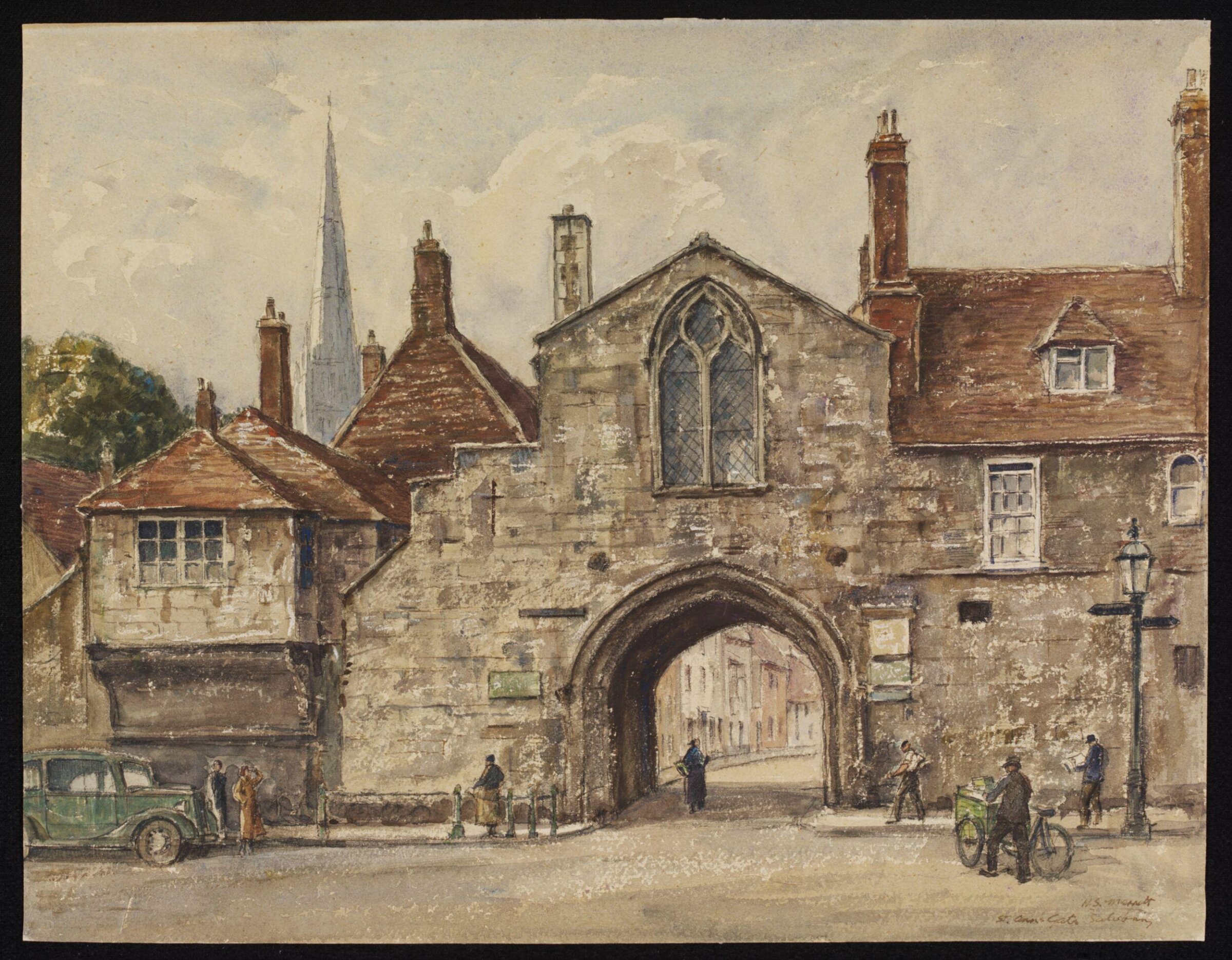 St. Ann's Gate, Salisbury, Merritt, ca. 1942