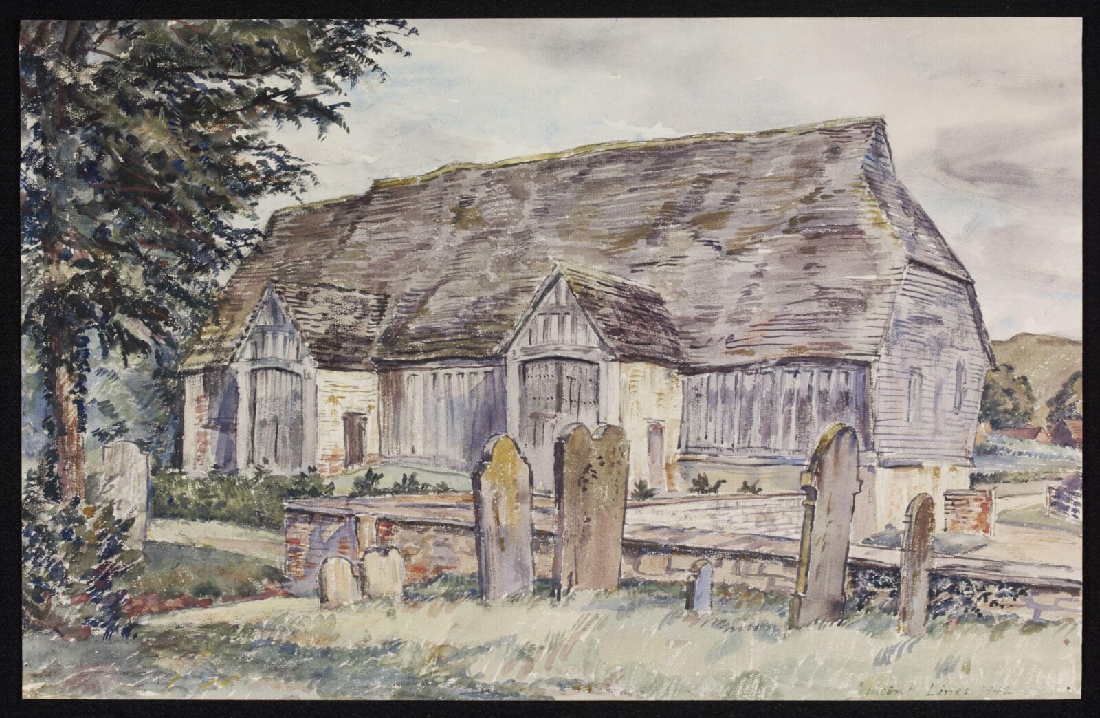 The Tithe Barn, Cherhill, Lines, 1942