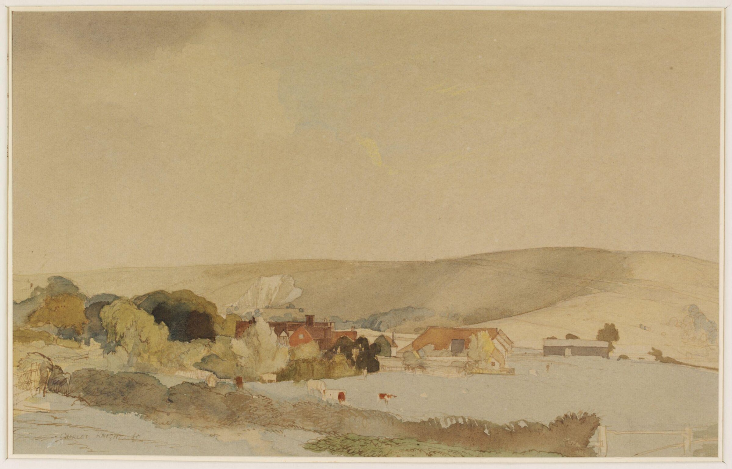The Southdown, Underhill Road; Westmeston Place, Charles Knight, 1940