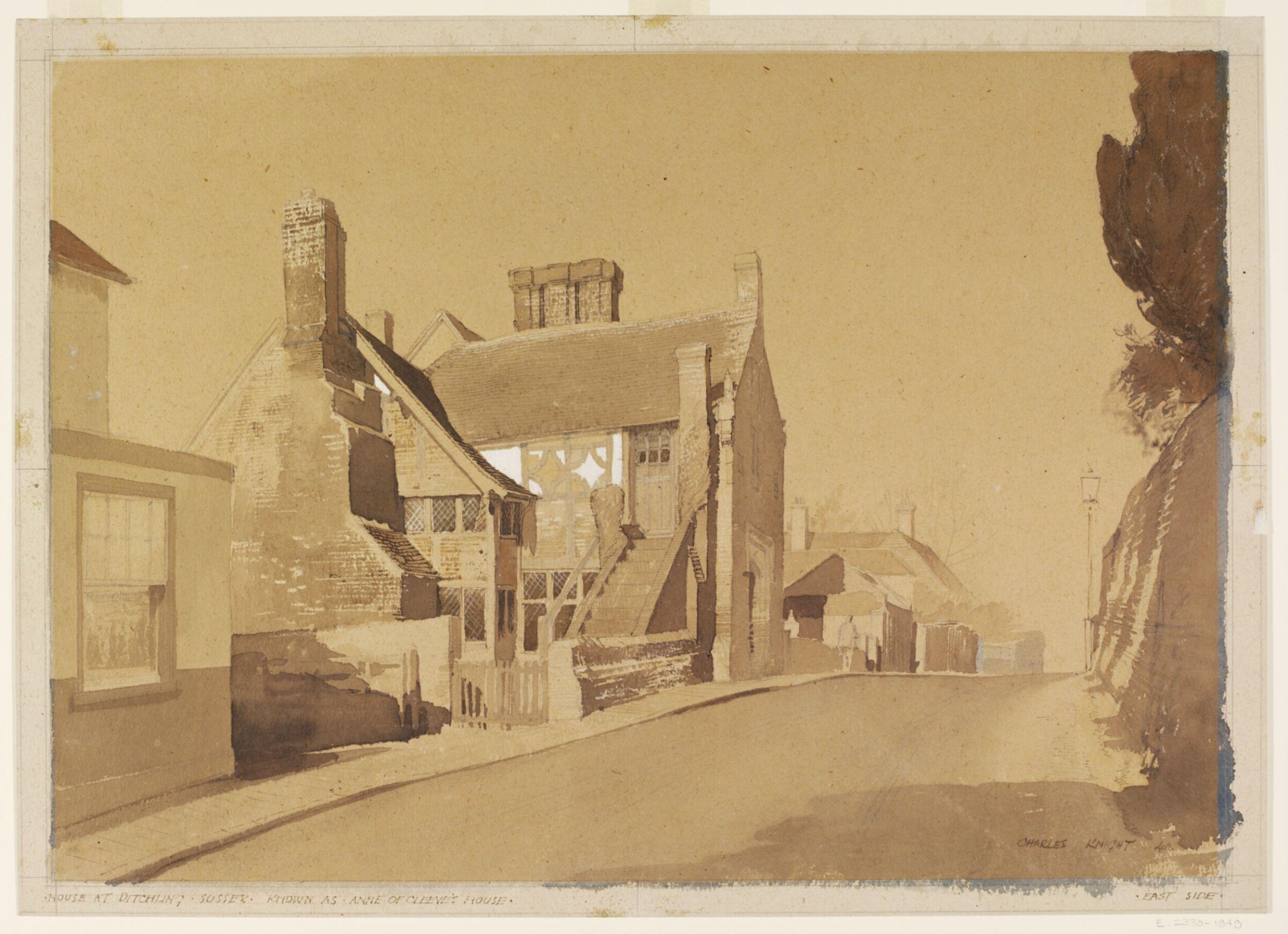 Anne of Cleves House, Ditchling, Charles Knight, 1940