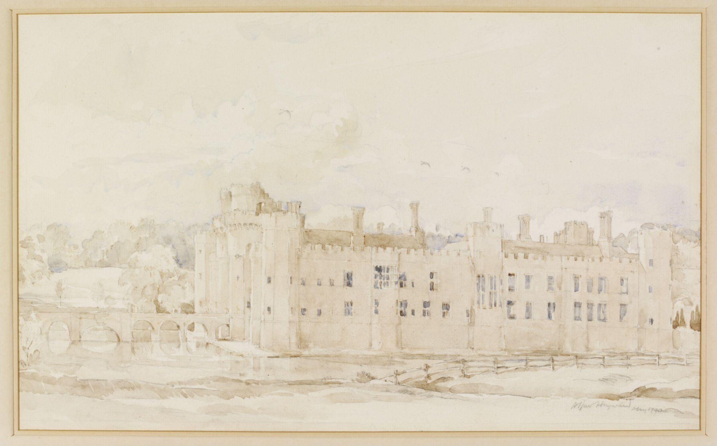 Herstmonceux Castle, Gardner Street, Alfred Hayward, May 1940