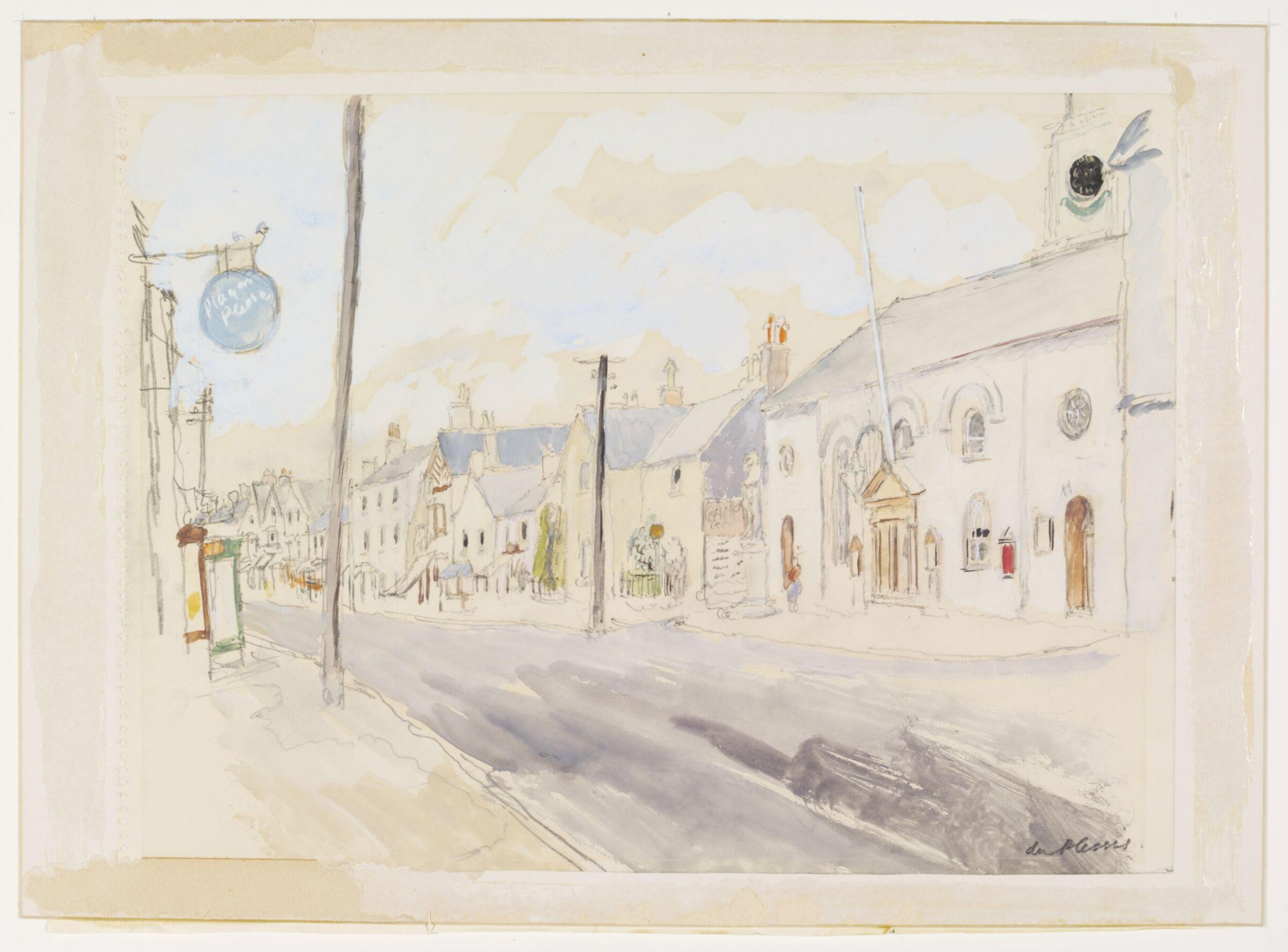 Cowbridge, Glamorganshire, H. E. Du Plessis, ca. 1940