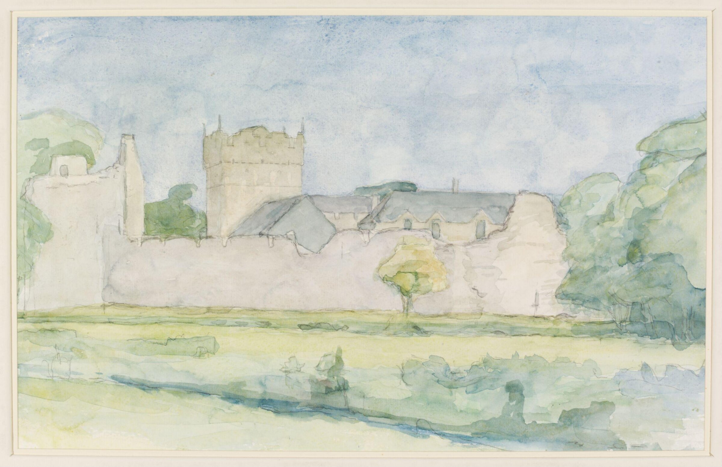 Ewenny Priory, Glamorganshire, Graham Bell, ca. 1940