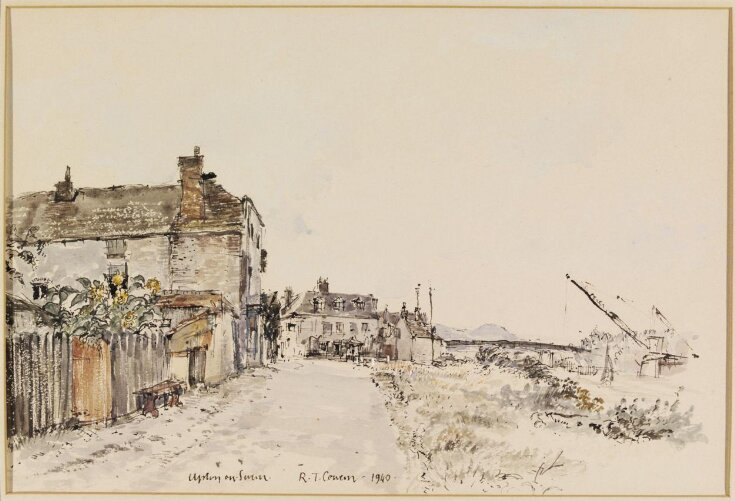 Upton-on-Severn; houses by the river | Cowern, Raymond Teague | V&A ...