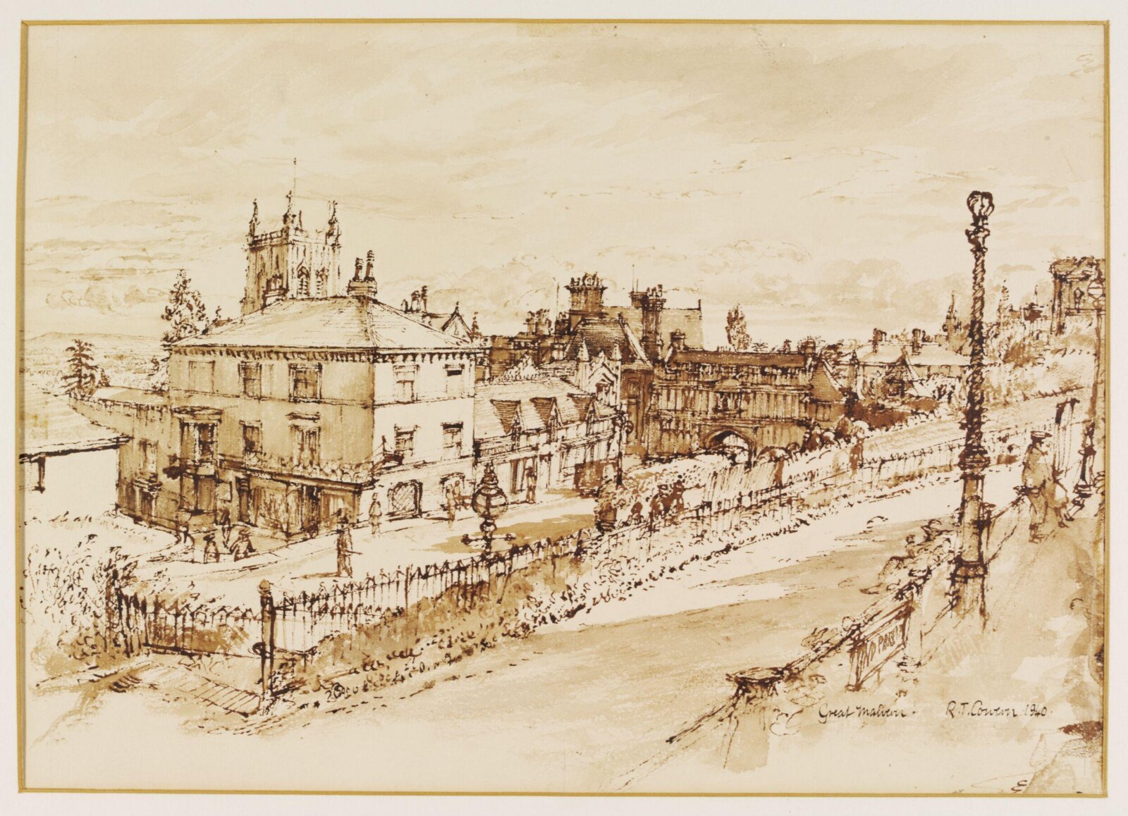Priory Gateway, Great Malvern, Raymond Teague Cowern, 1940