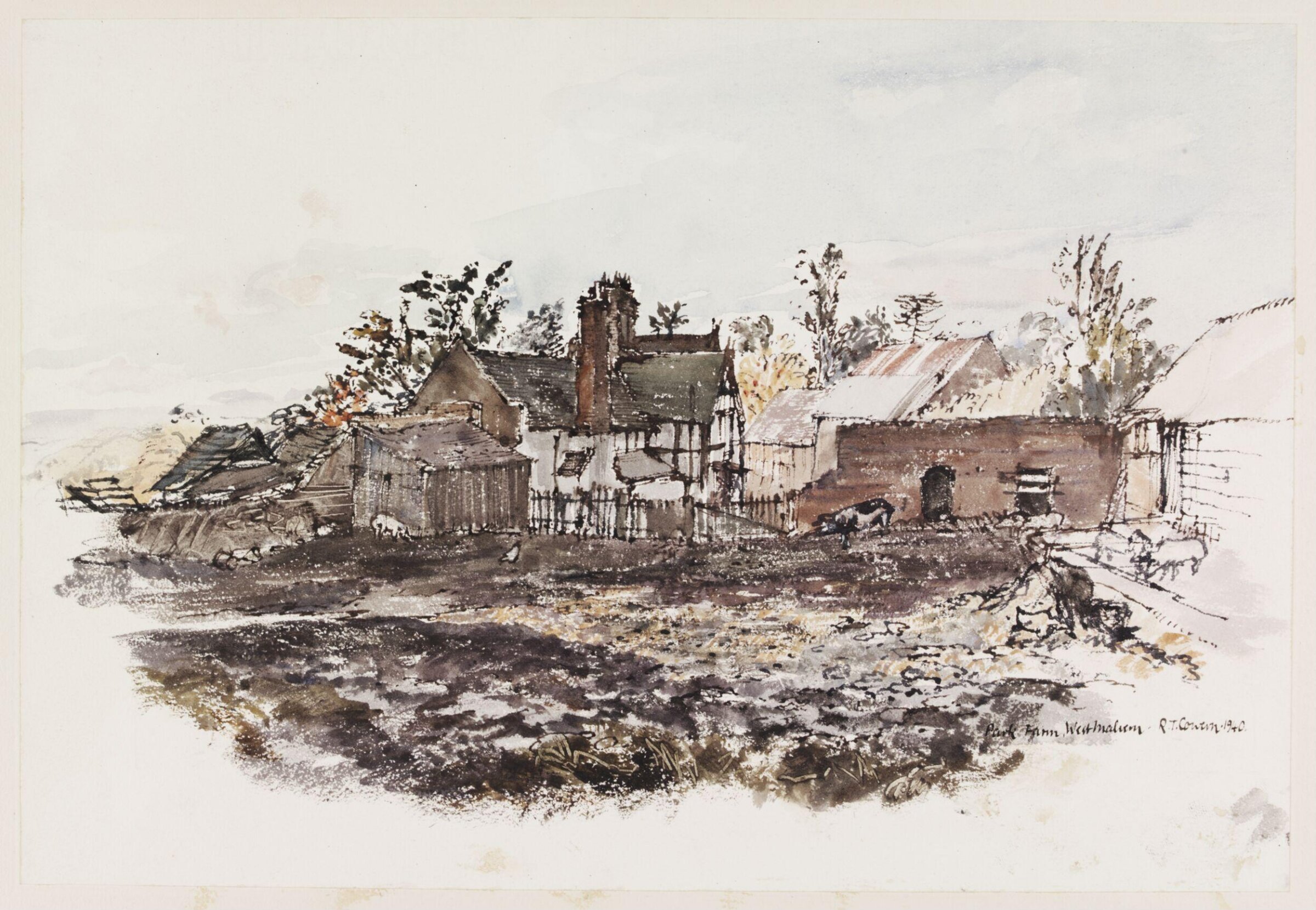 Park Farm, West Malvern, Raymond Teague Cowern, 1940