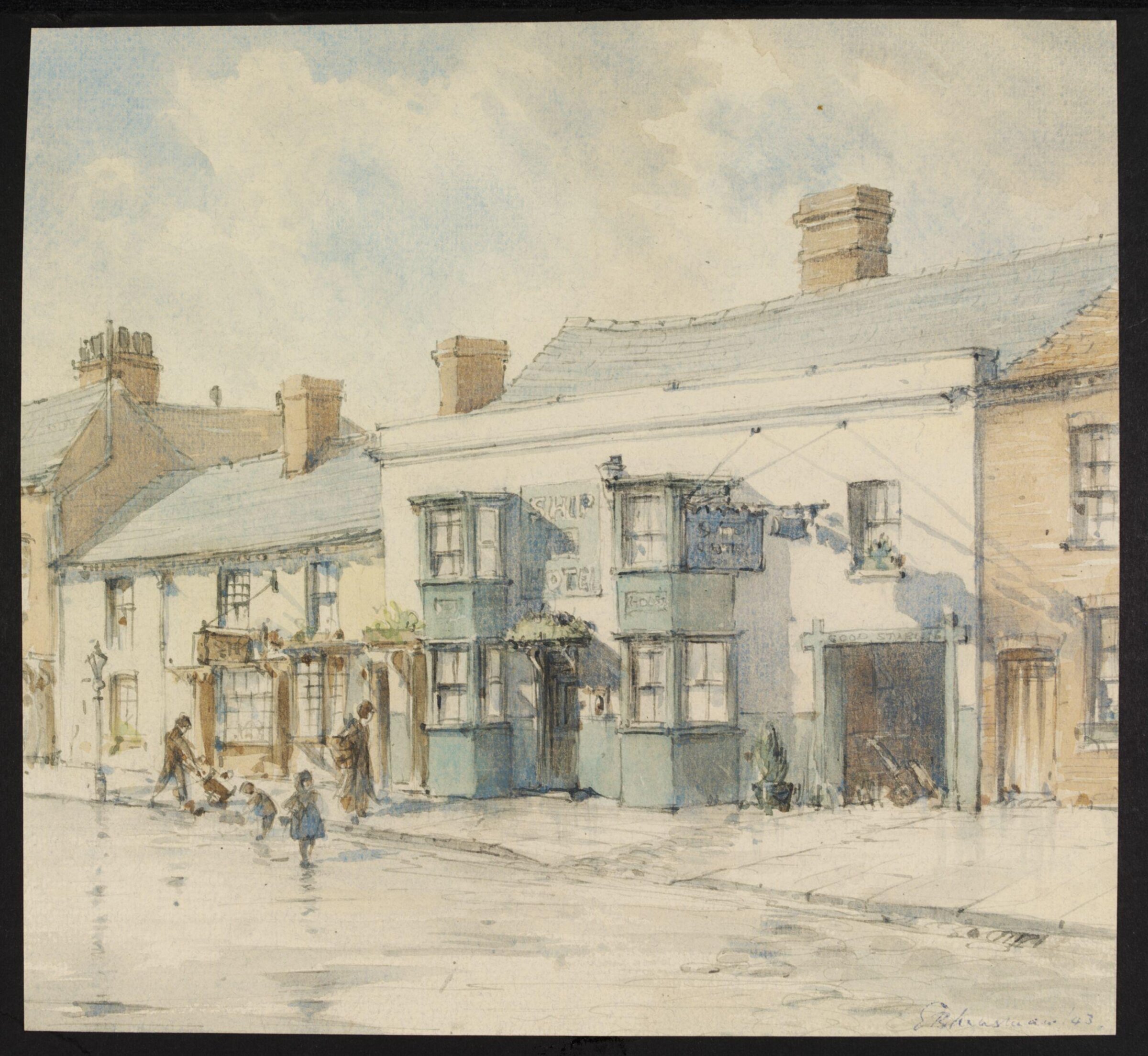 The Ship Inn, Tenbury Wells, Musman, 1943
