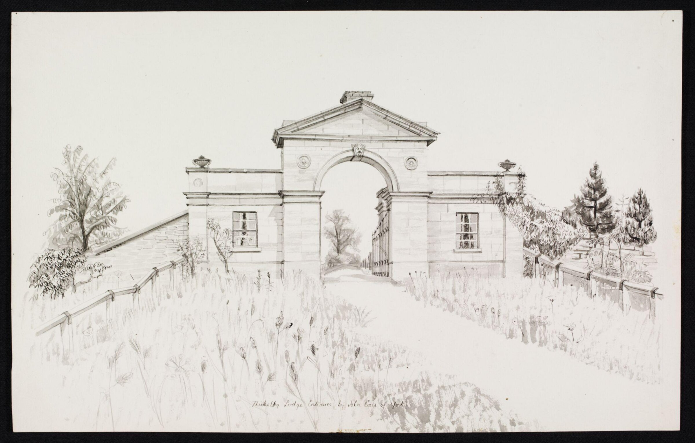 Entrance Lodge, Thirkleby Park near Thirsk, Hawkins, ca. 1940