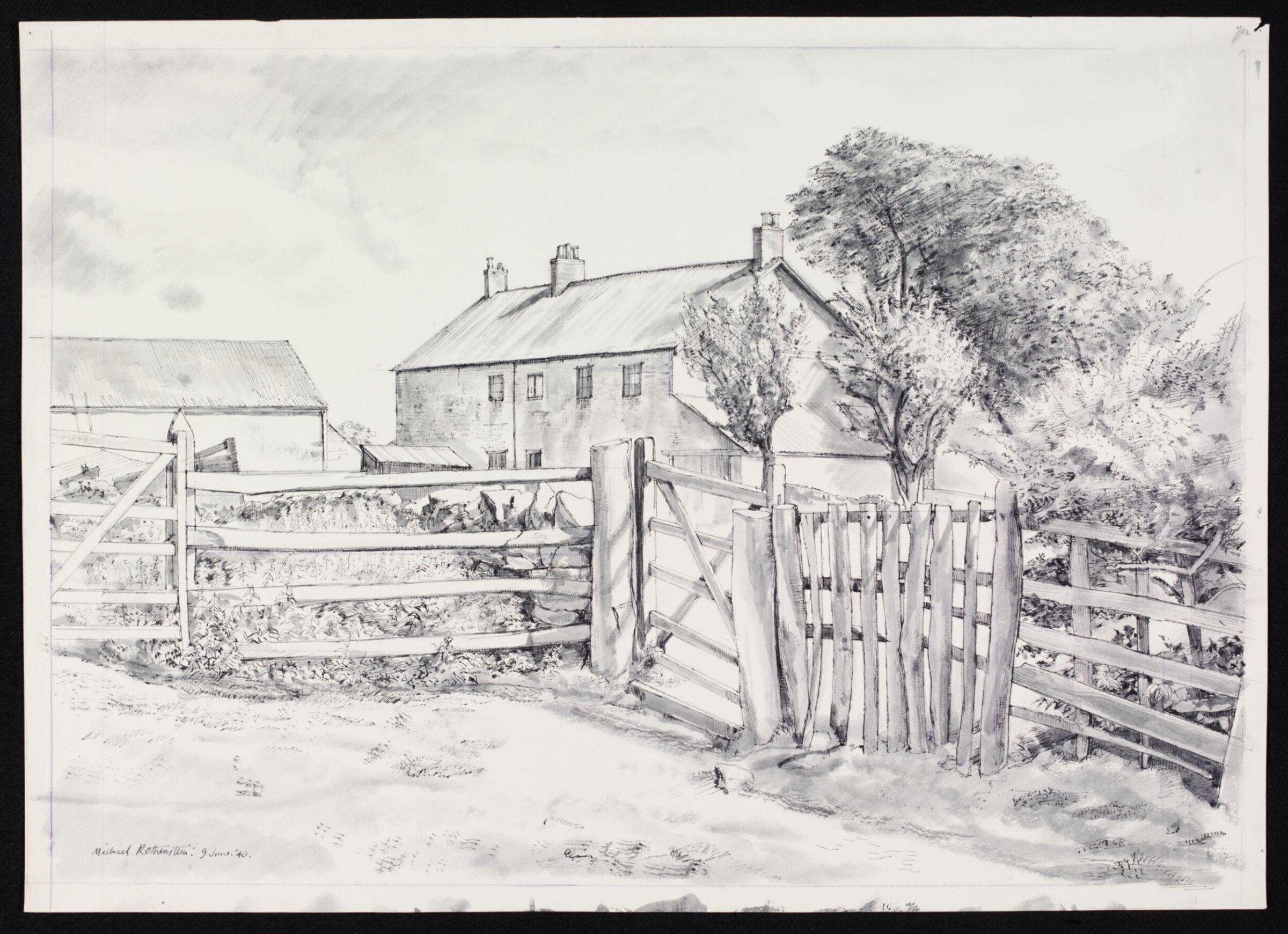 Pilfit's Farm, Newburgh, Michael Rothenstein, 9 June 1940