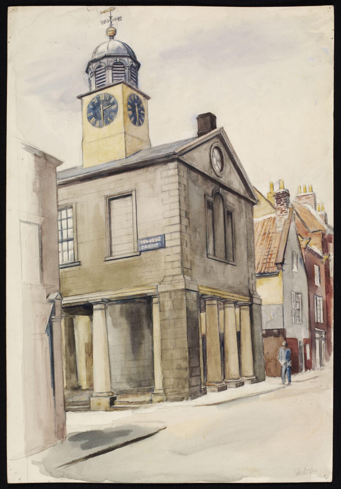 Town Hall, Whitby, John Cooper, ca. 1940
