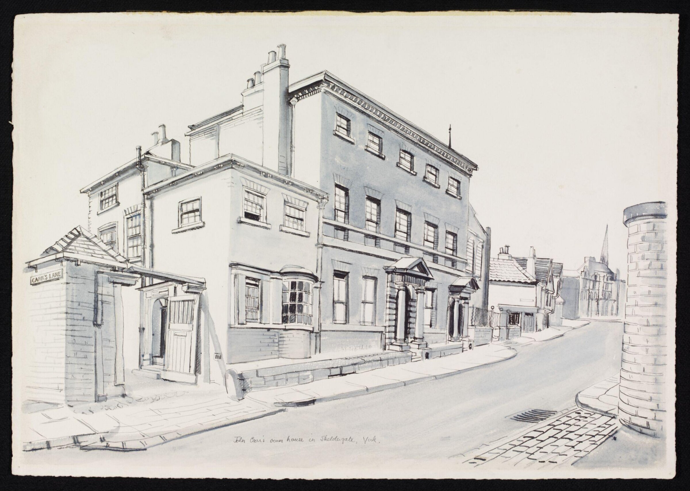 John Carr's own House in Skeldergate, York, Hawkins, ca. 1940