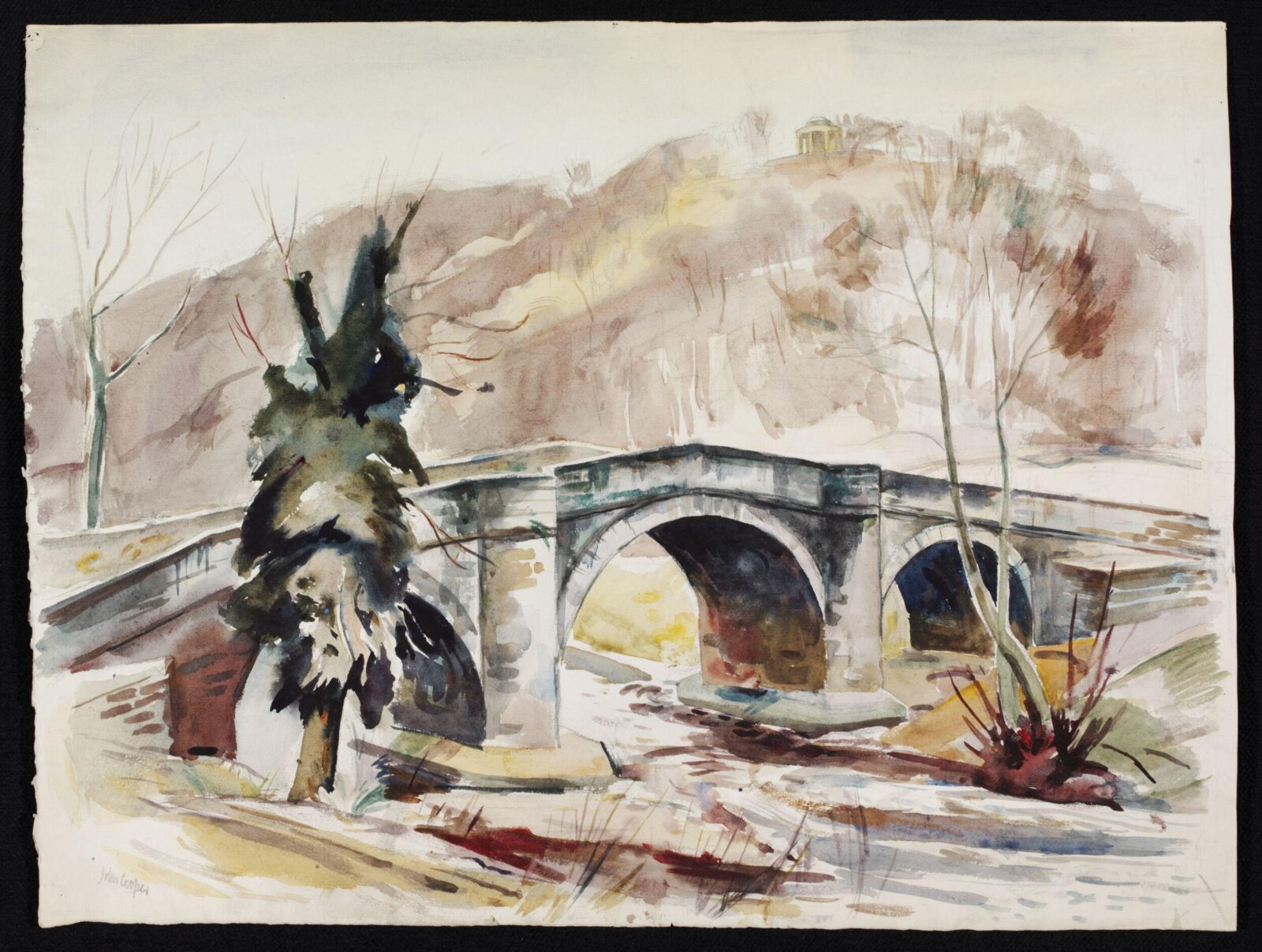 Ashberry Bridge (South side), Rievaulx, John Cooper, ca. 1940