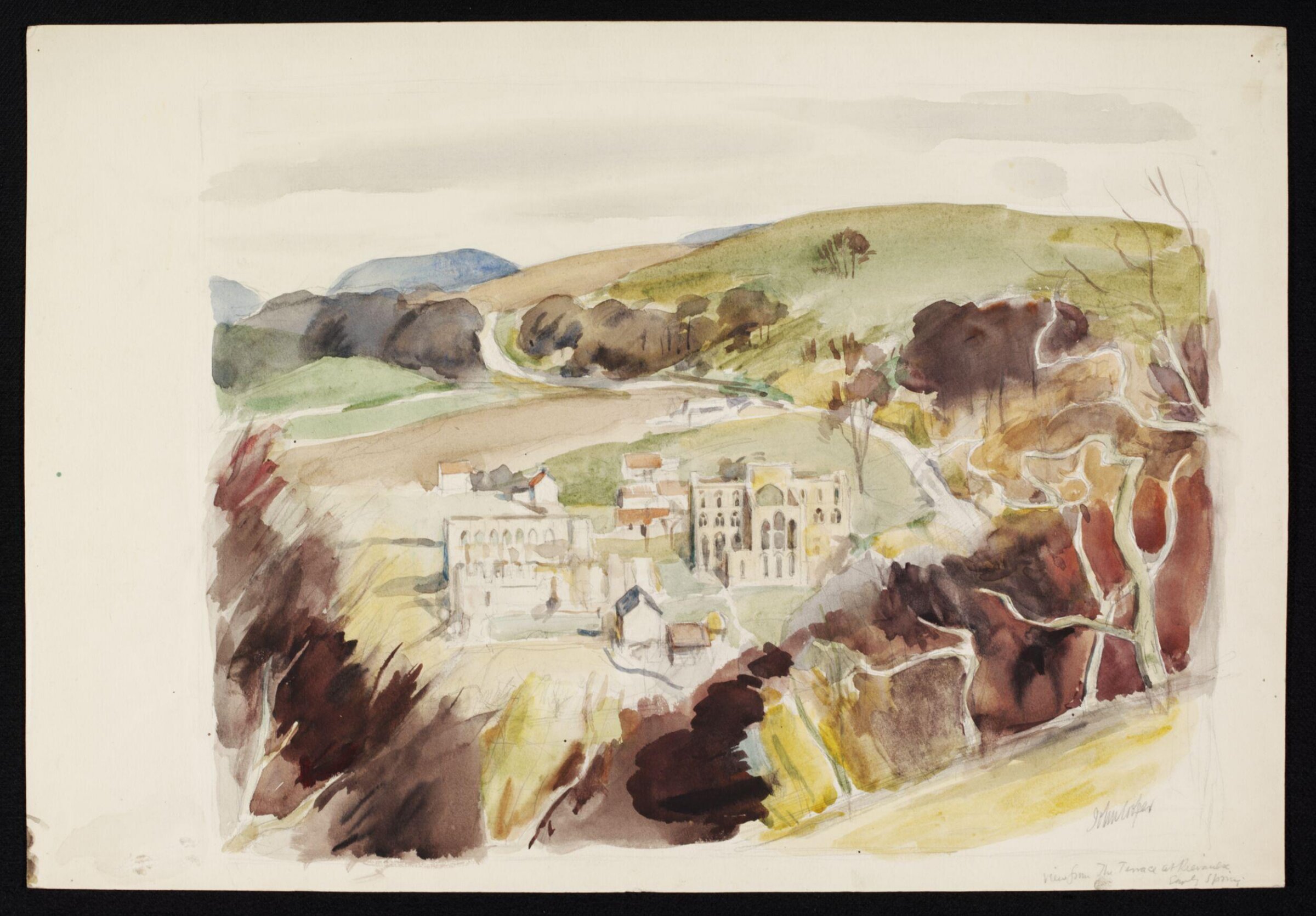 View from the Terrace, Rievaulx, John Cooper, ca. 1940