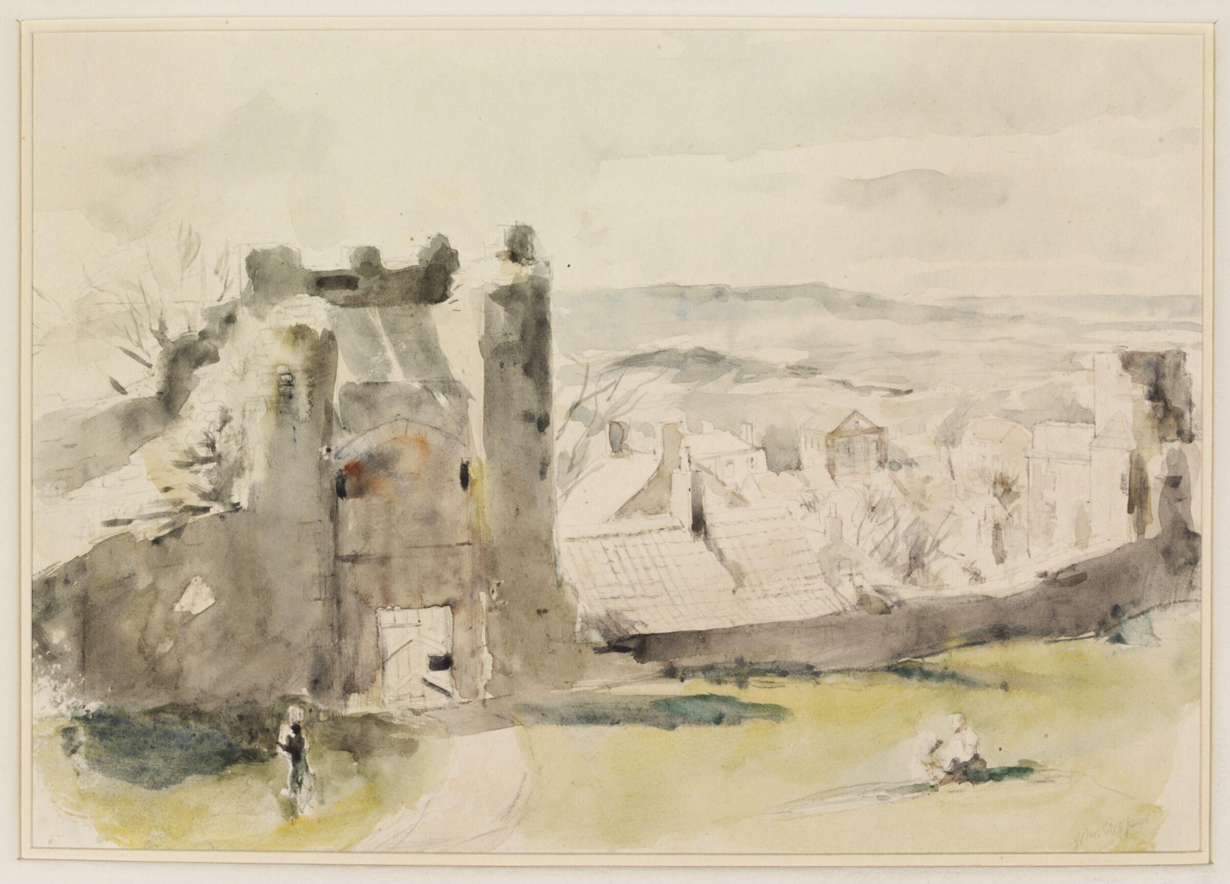 The Vale of Pickering from the Castle Grounds, John Cooper, ca. 1940
